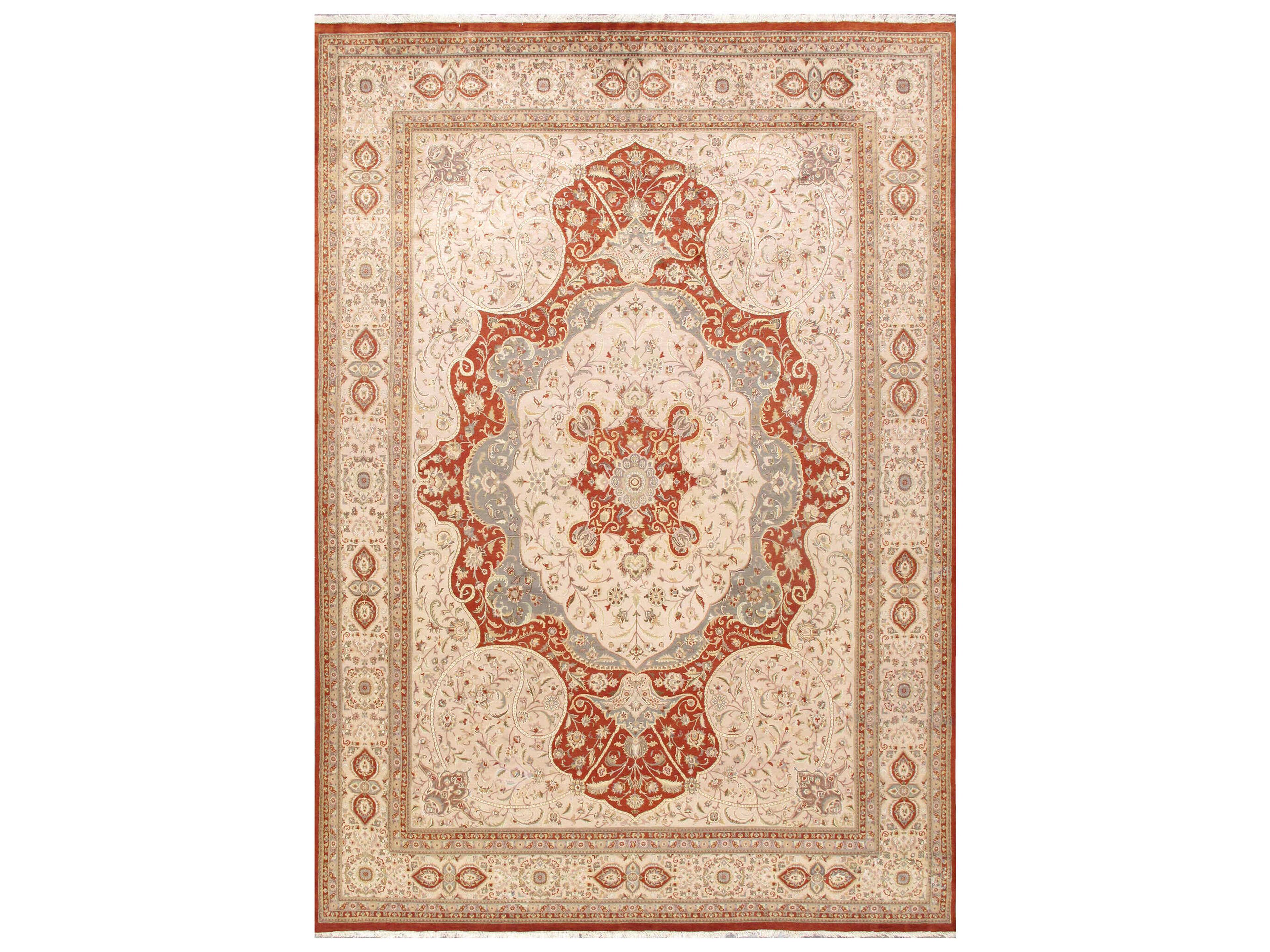 Pasargad Home Baku Bordered Area Rug