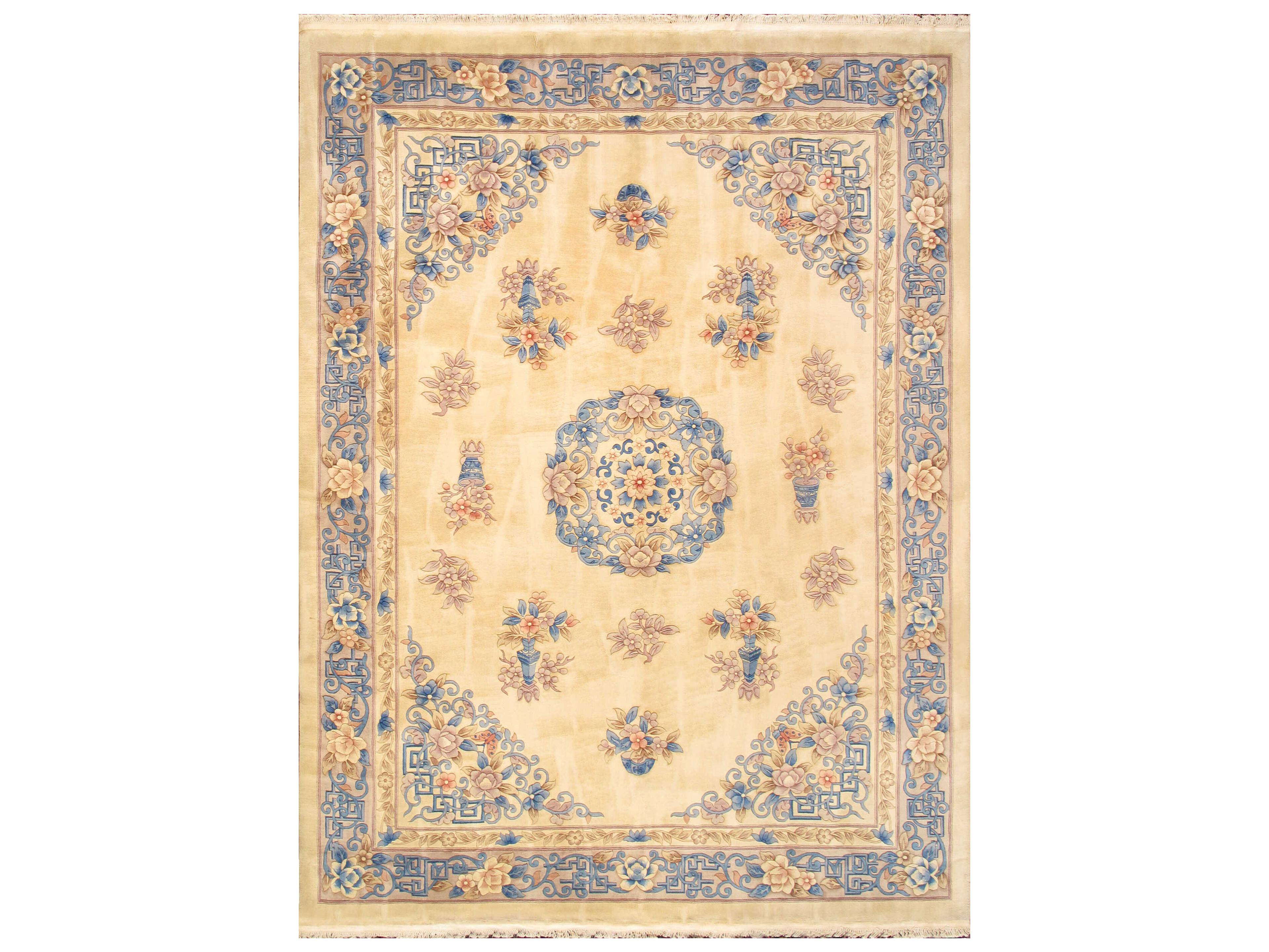 Pasargad Home Art Deco Bordered Area Rug