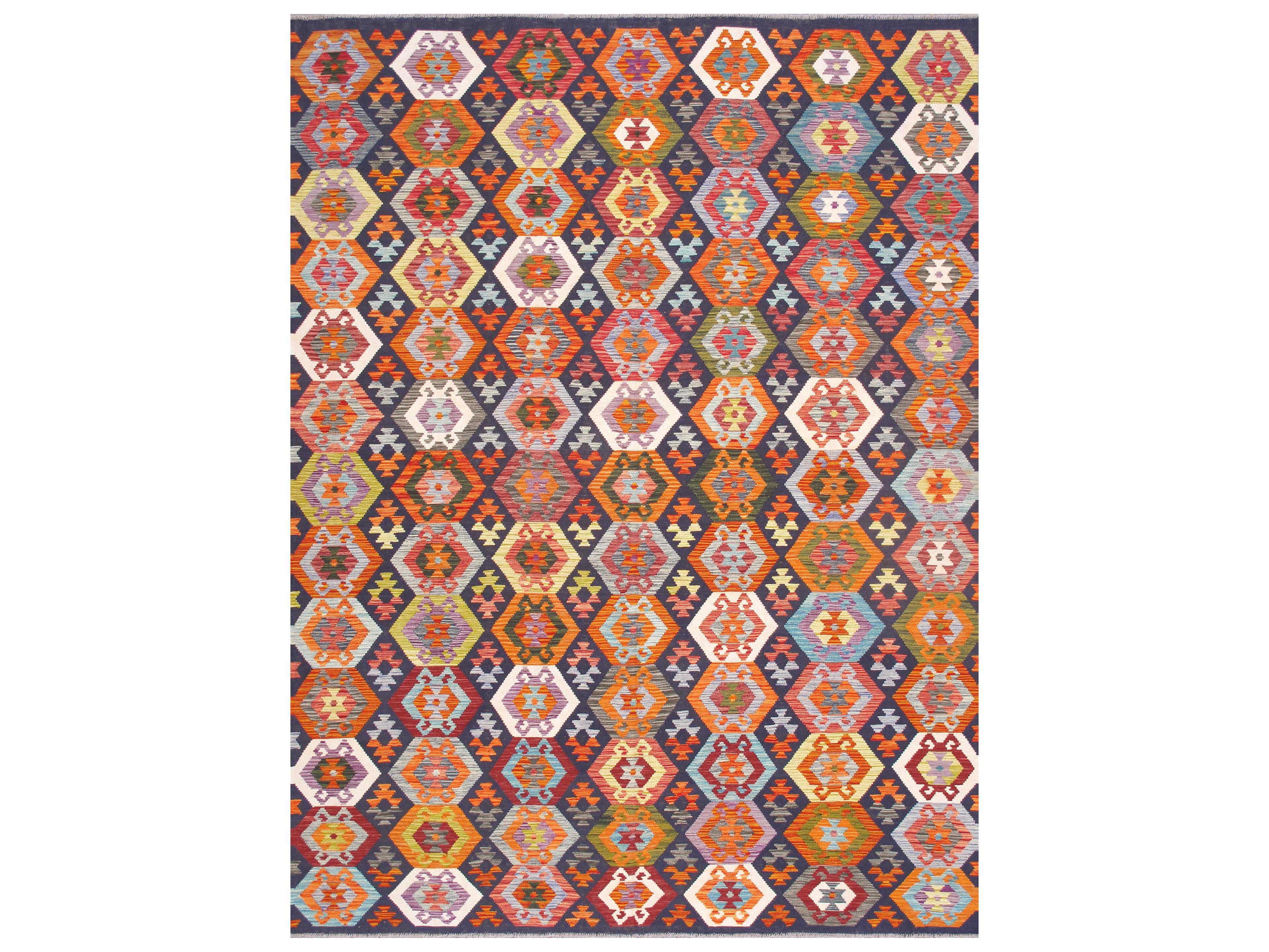 Pasargad Home Kilim Flatweave Moroccan Area Rug