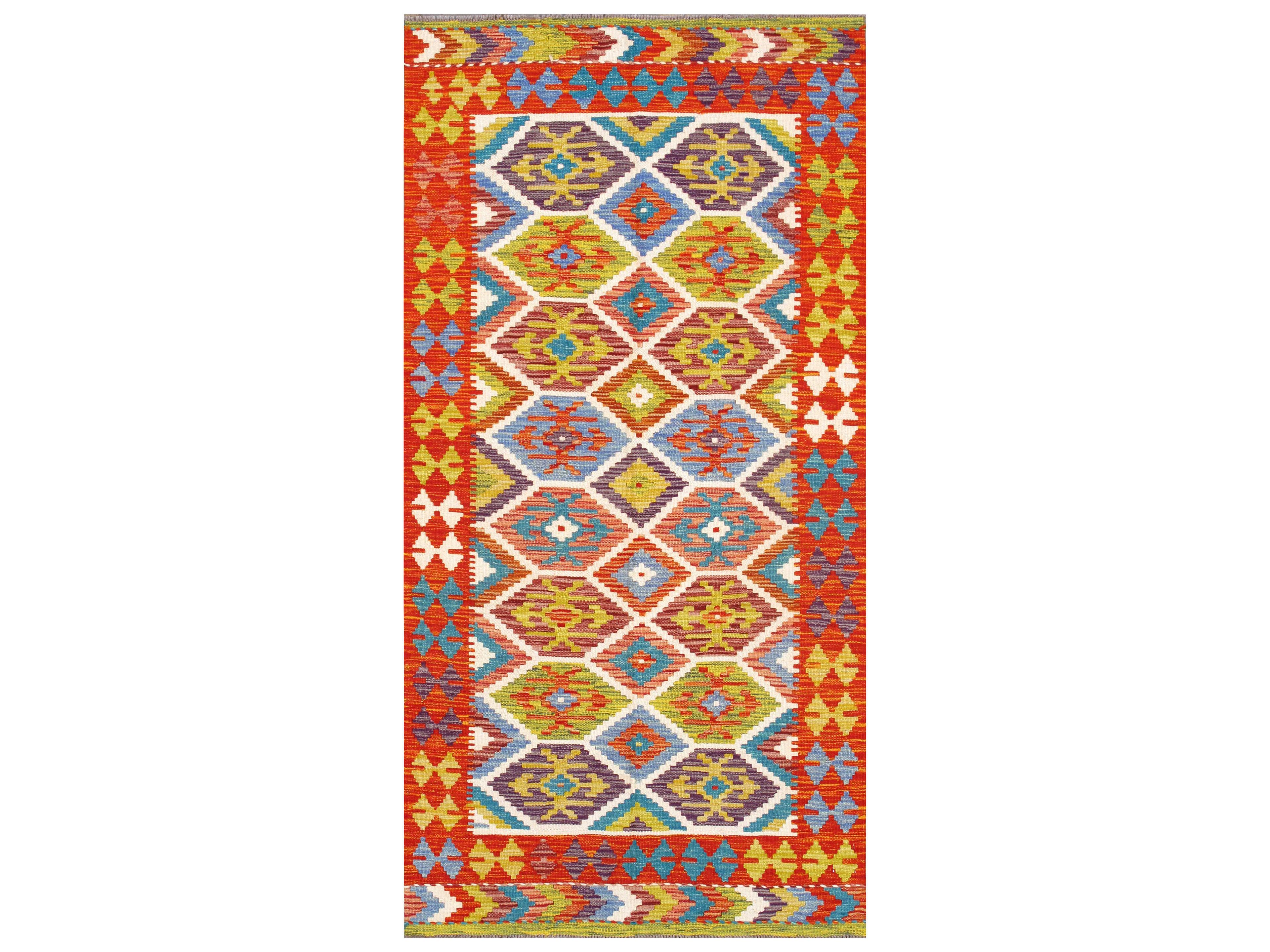 Pasargad Home Kilim Flatweave Moroccan Area Rug