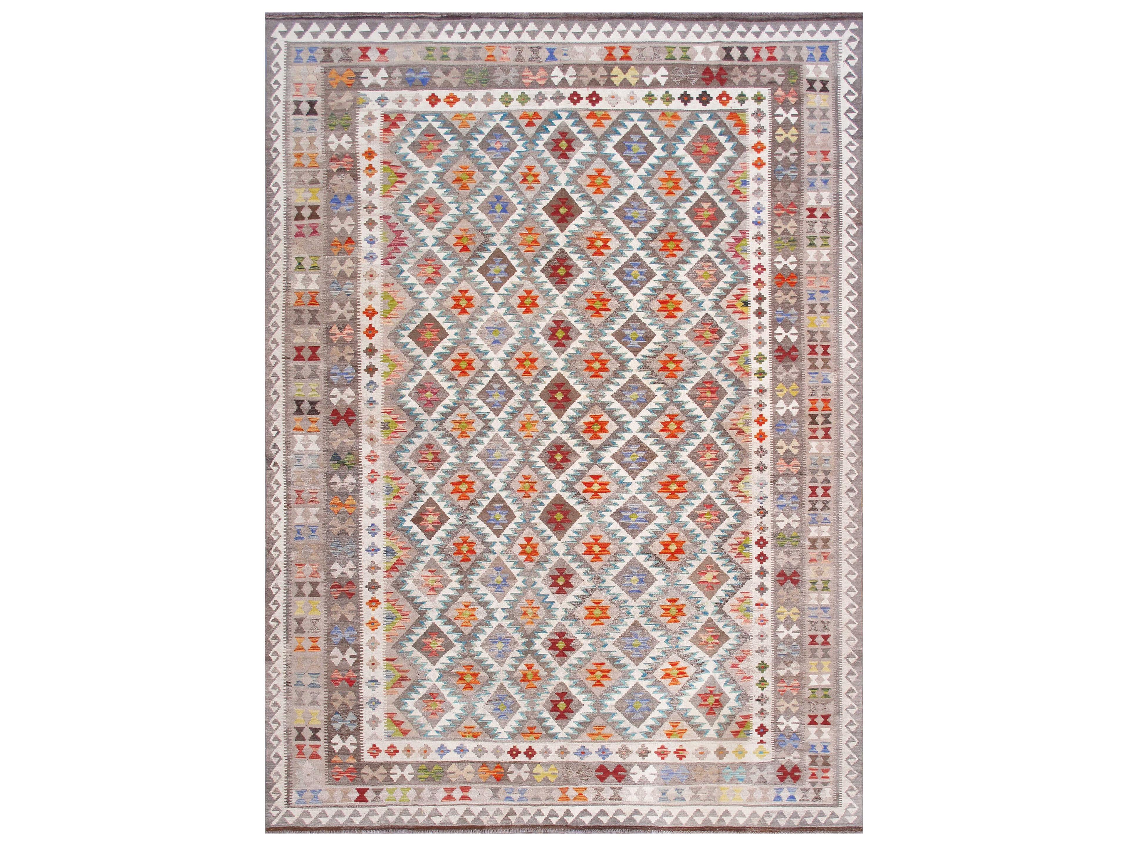 Pasargad Home Kilim Flatweave Moroccan Area Rug