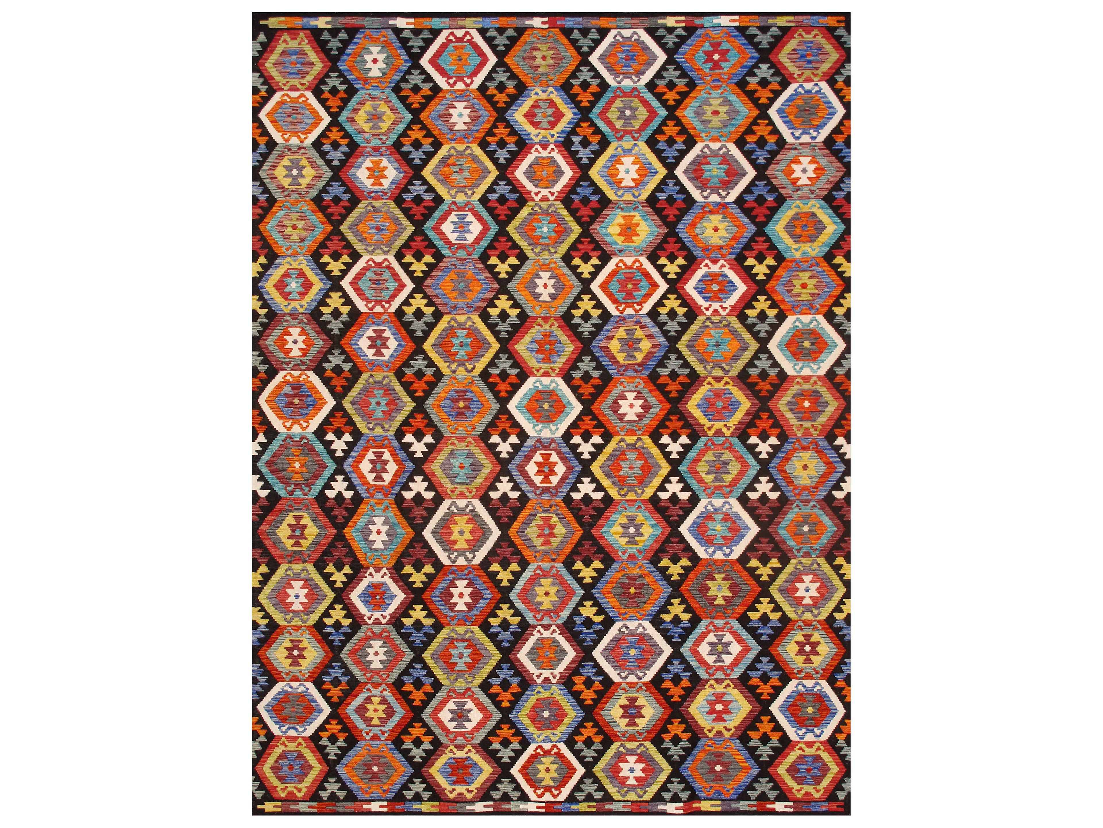 Pasargad Home Kilim Flatweave Moroccan Area Rug