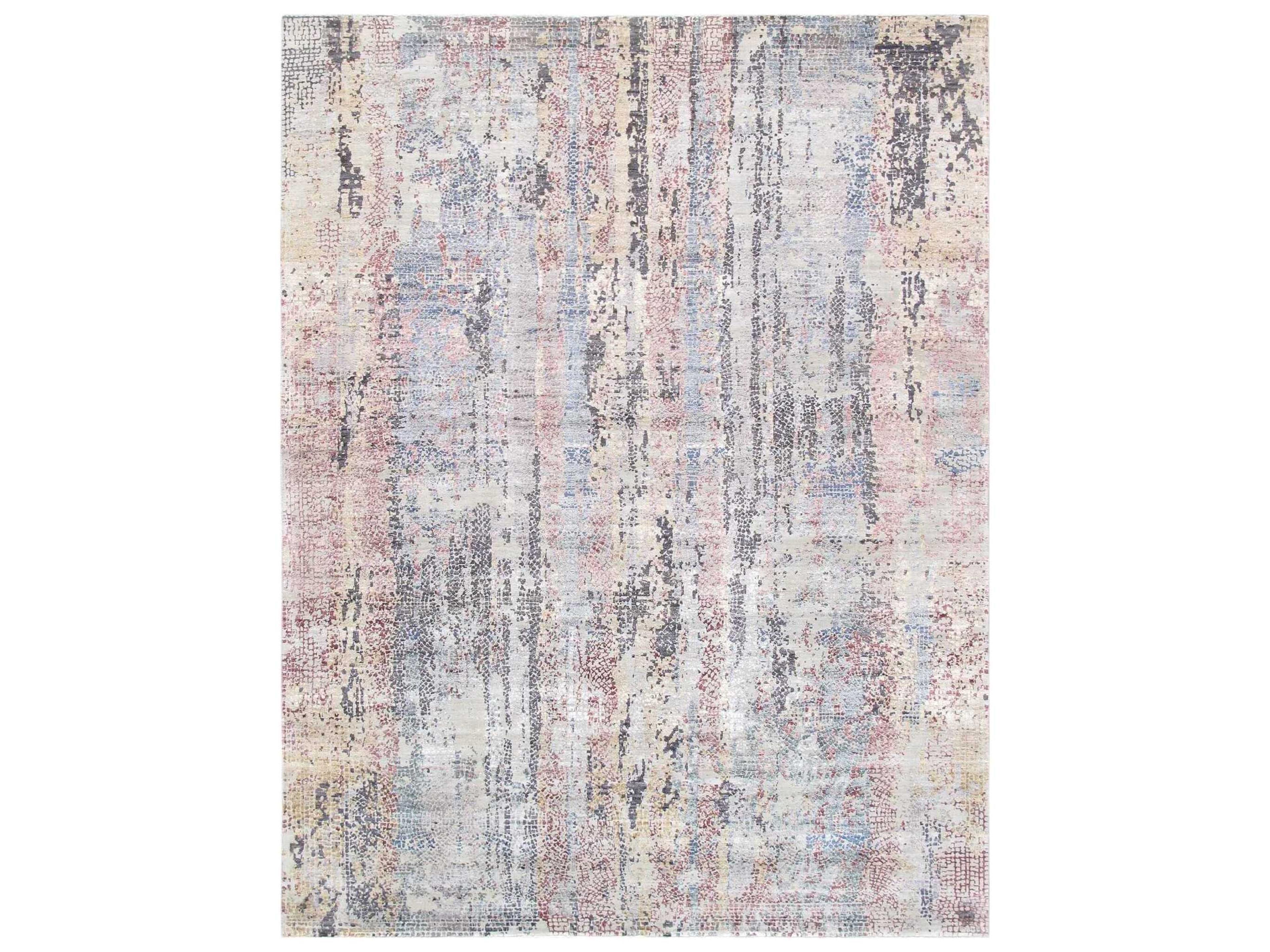 Pasargad Home Modern Gemstone Abstract Area Rug