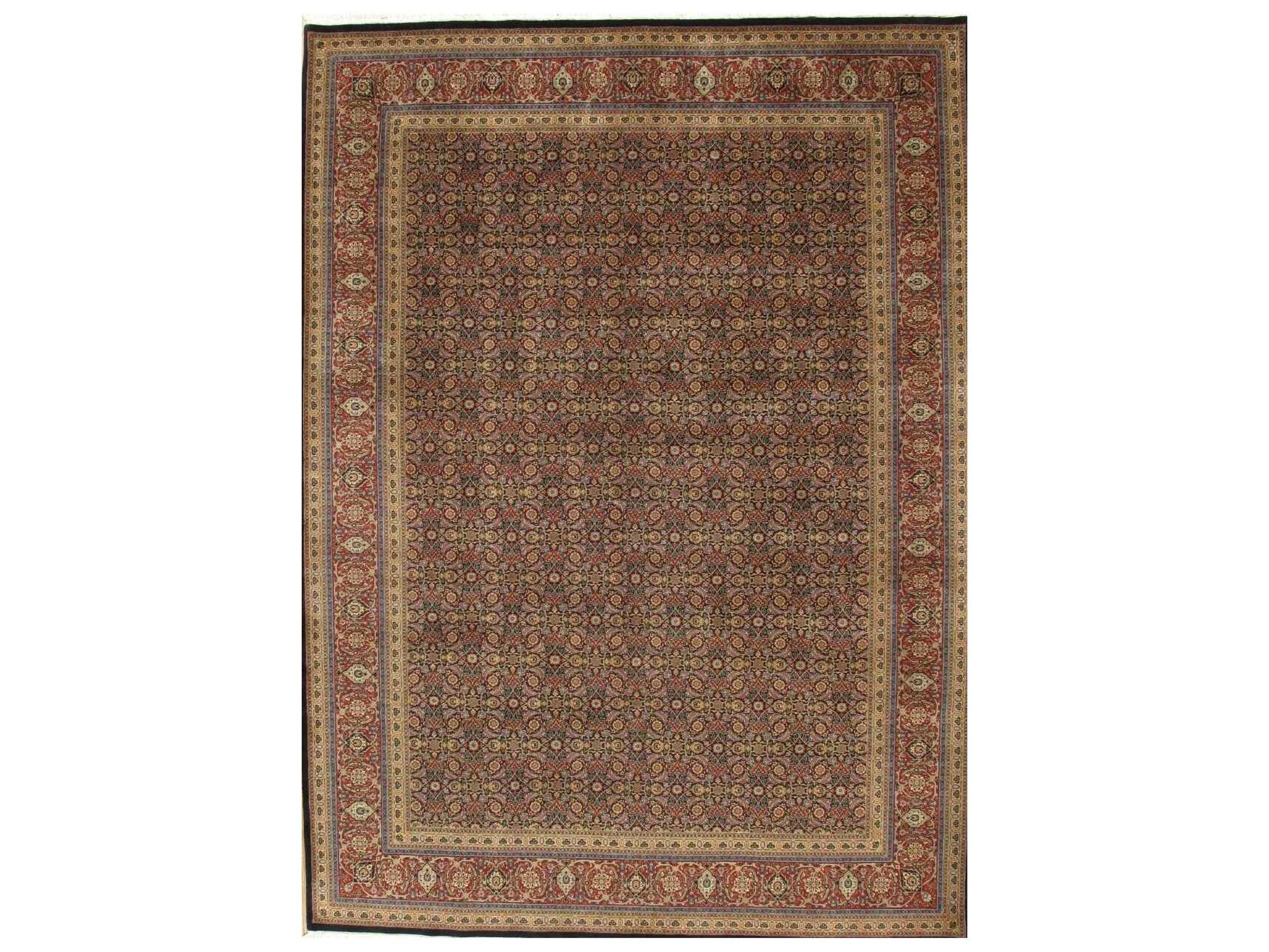 Pasargad Home Baku Bordered Runner Area Rug