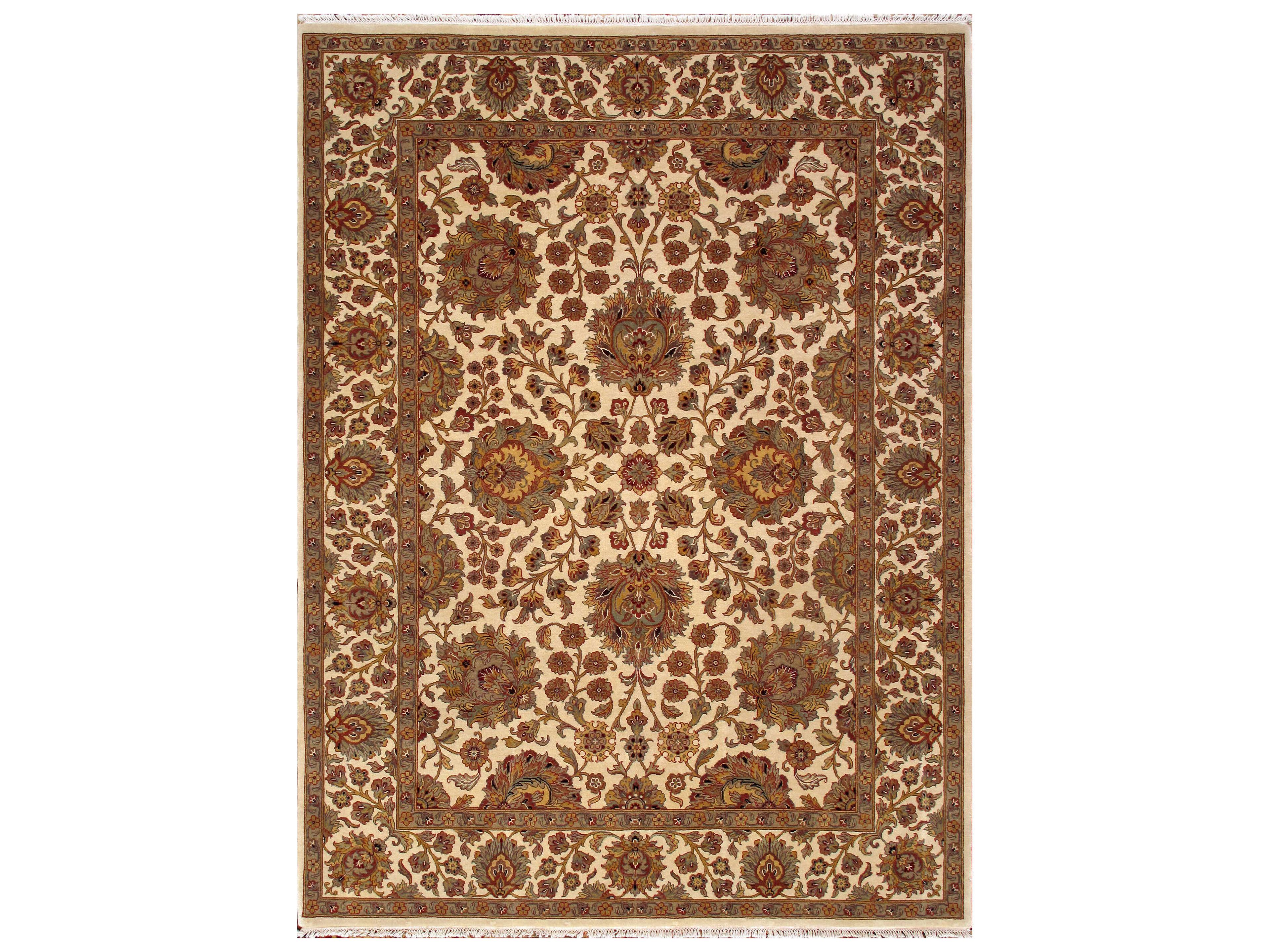 Pasargad Home Agra Bordered Area Rug