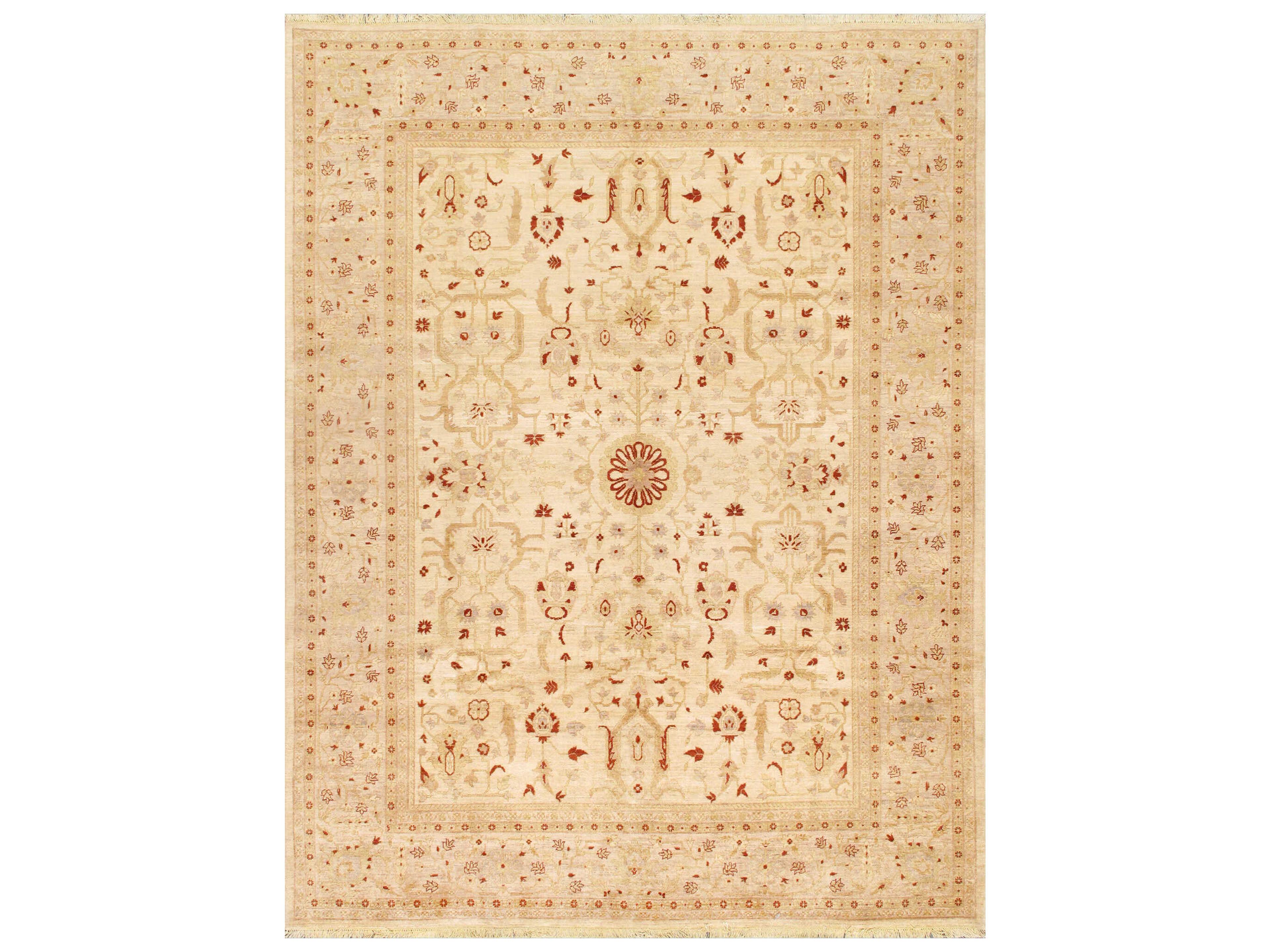 Pasargad Home Nomad Art Ziegler Sul Bordered Area Rug