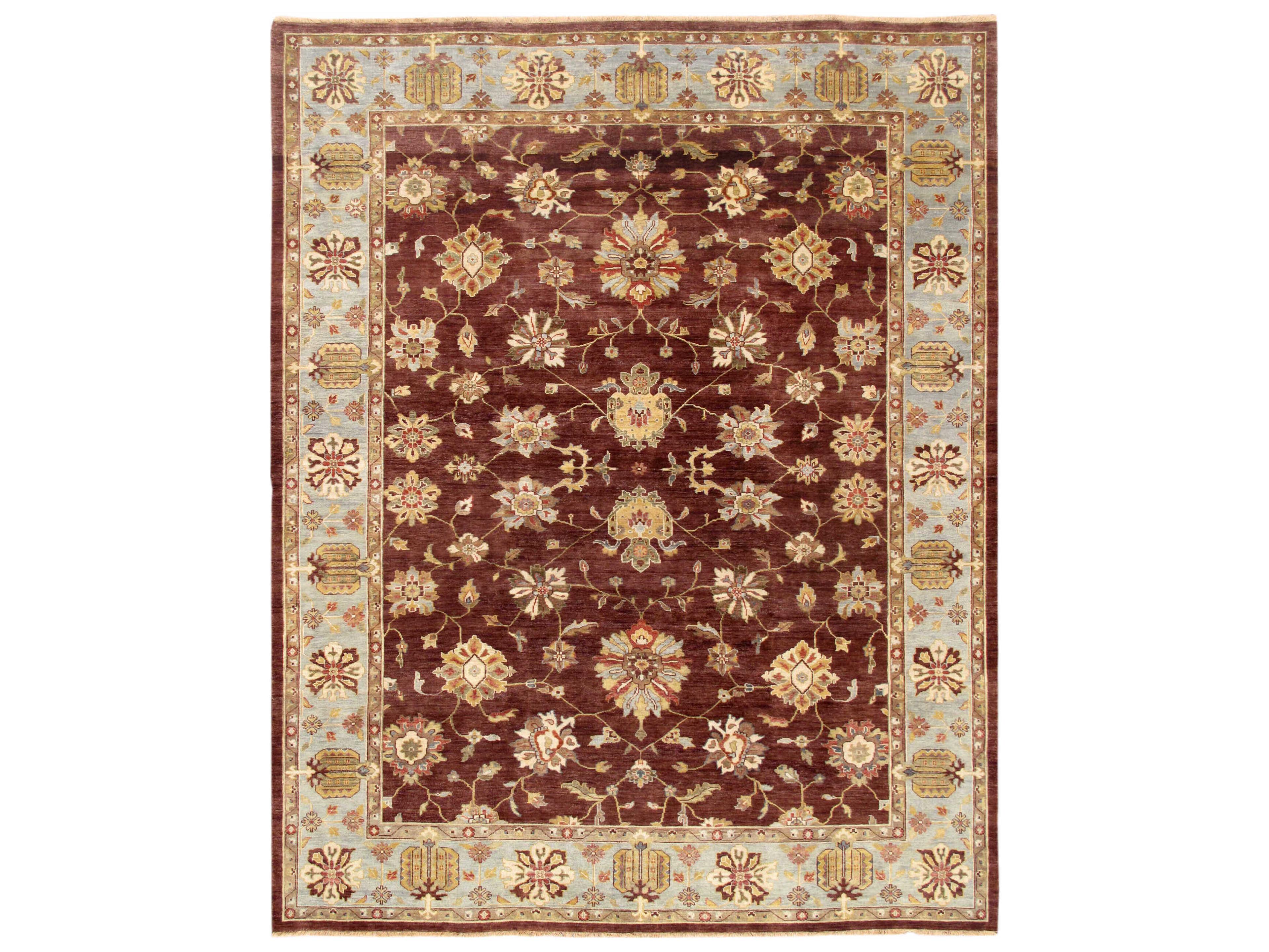 Pasargad Home Melody Bordered Area Rug