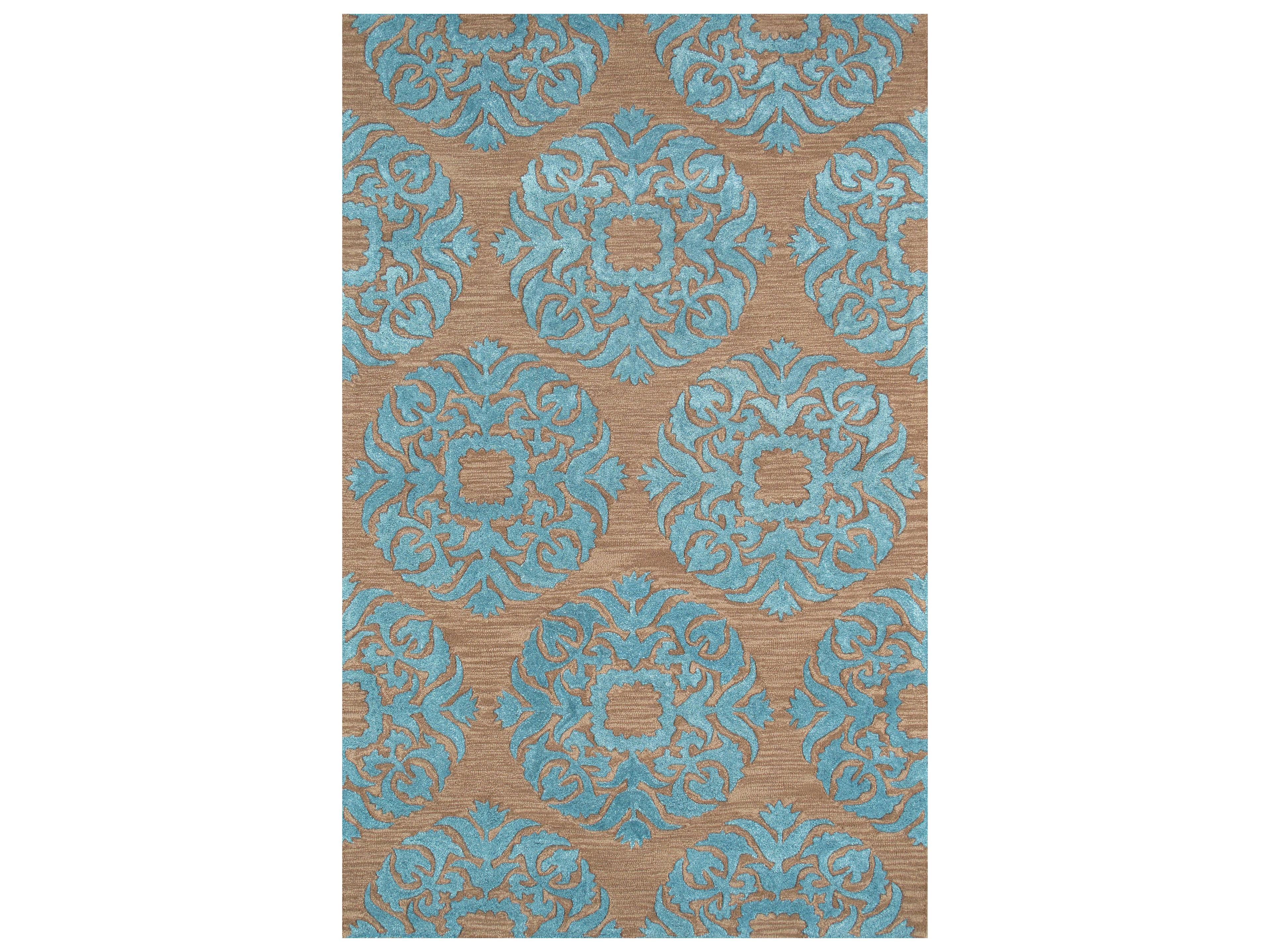 Pasargad Home Transitional Damask Area Rug