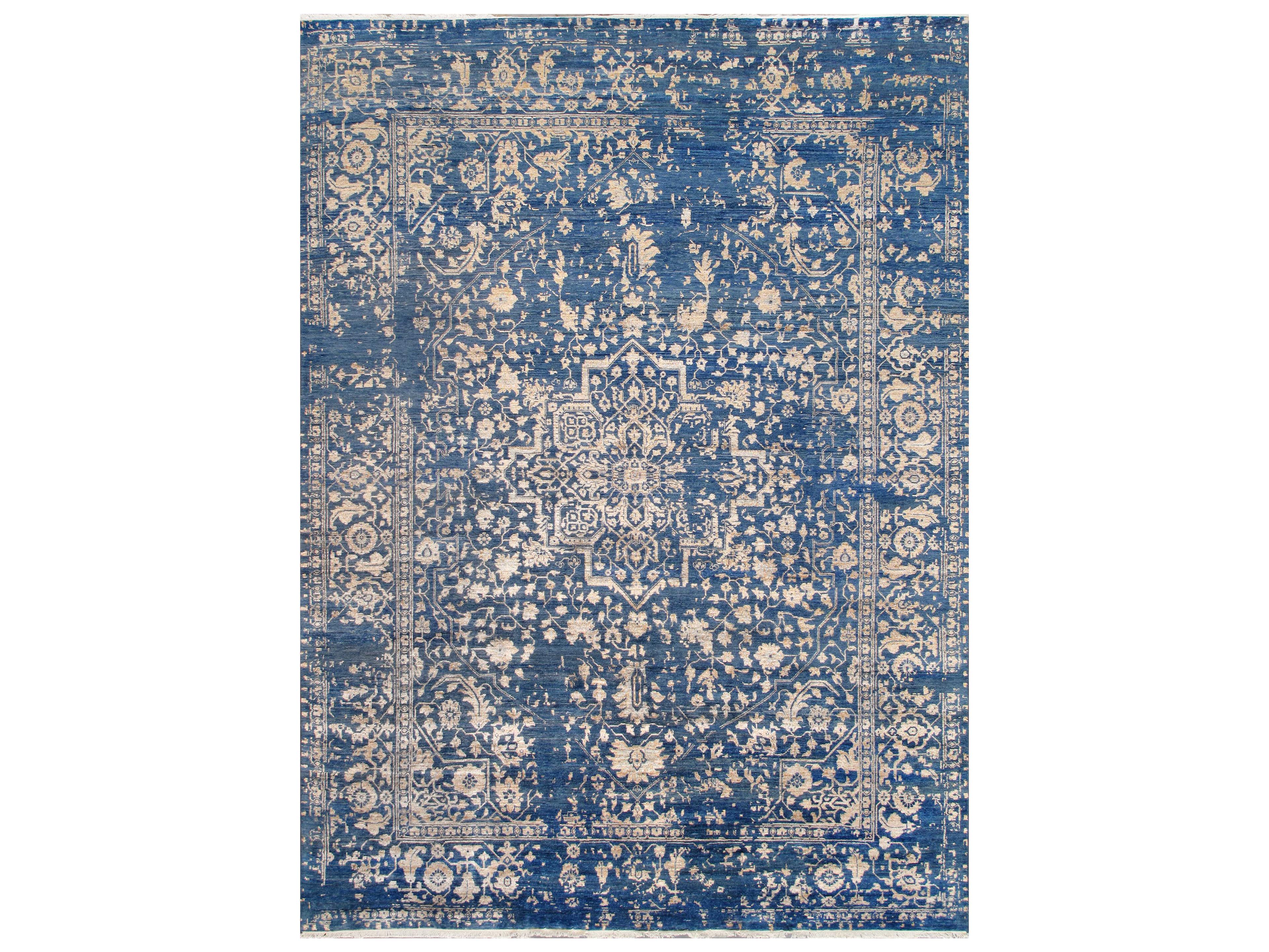 Pasargad Home Transitional Bordered Area Rug