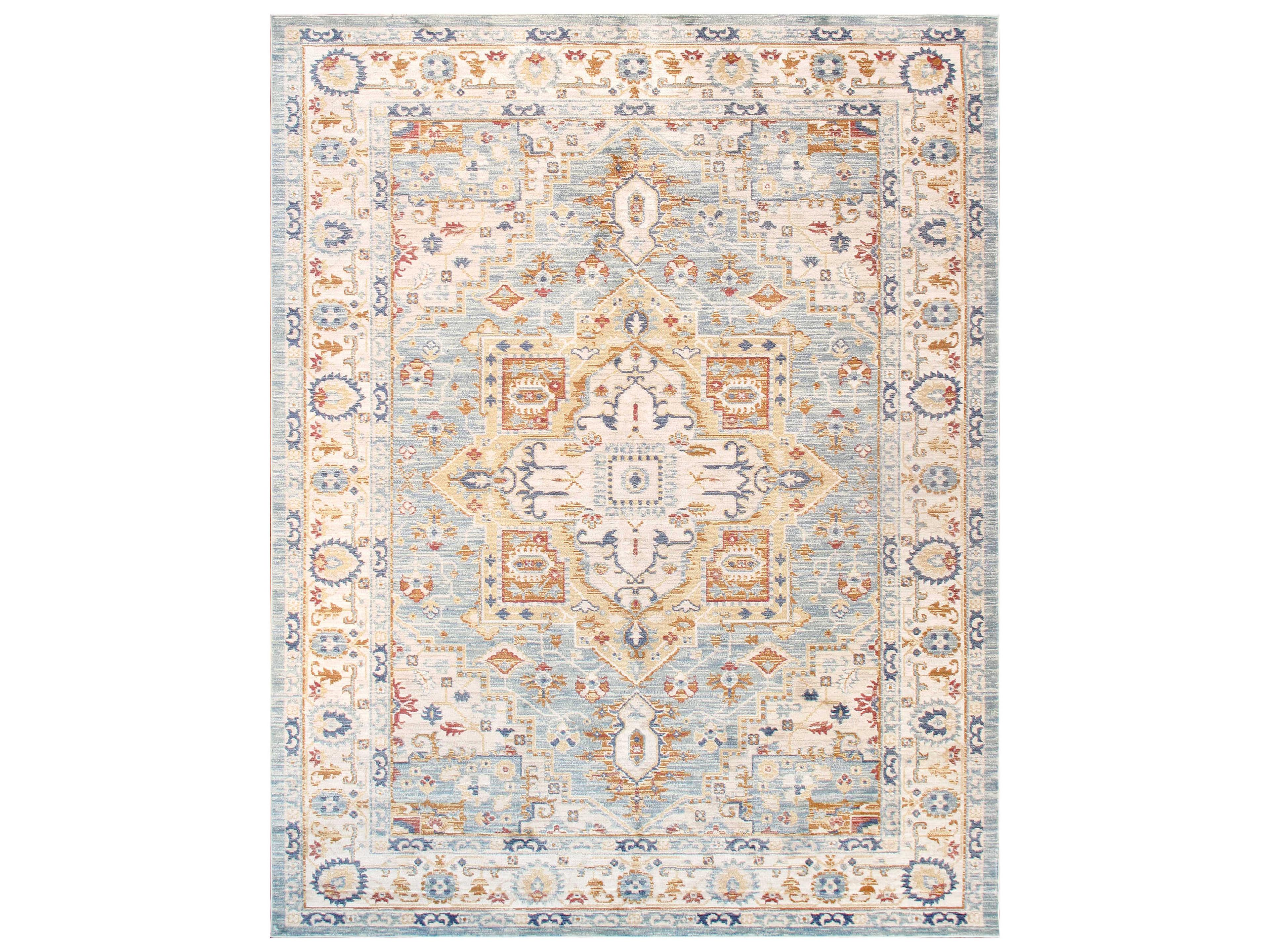 Pasargad Home Heritage Bordered Area Rug