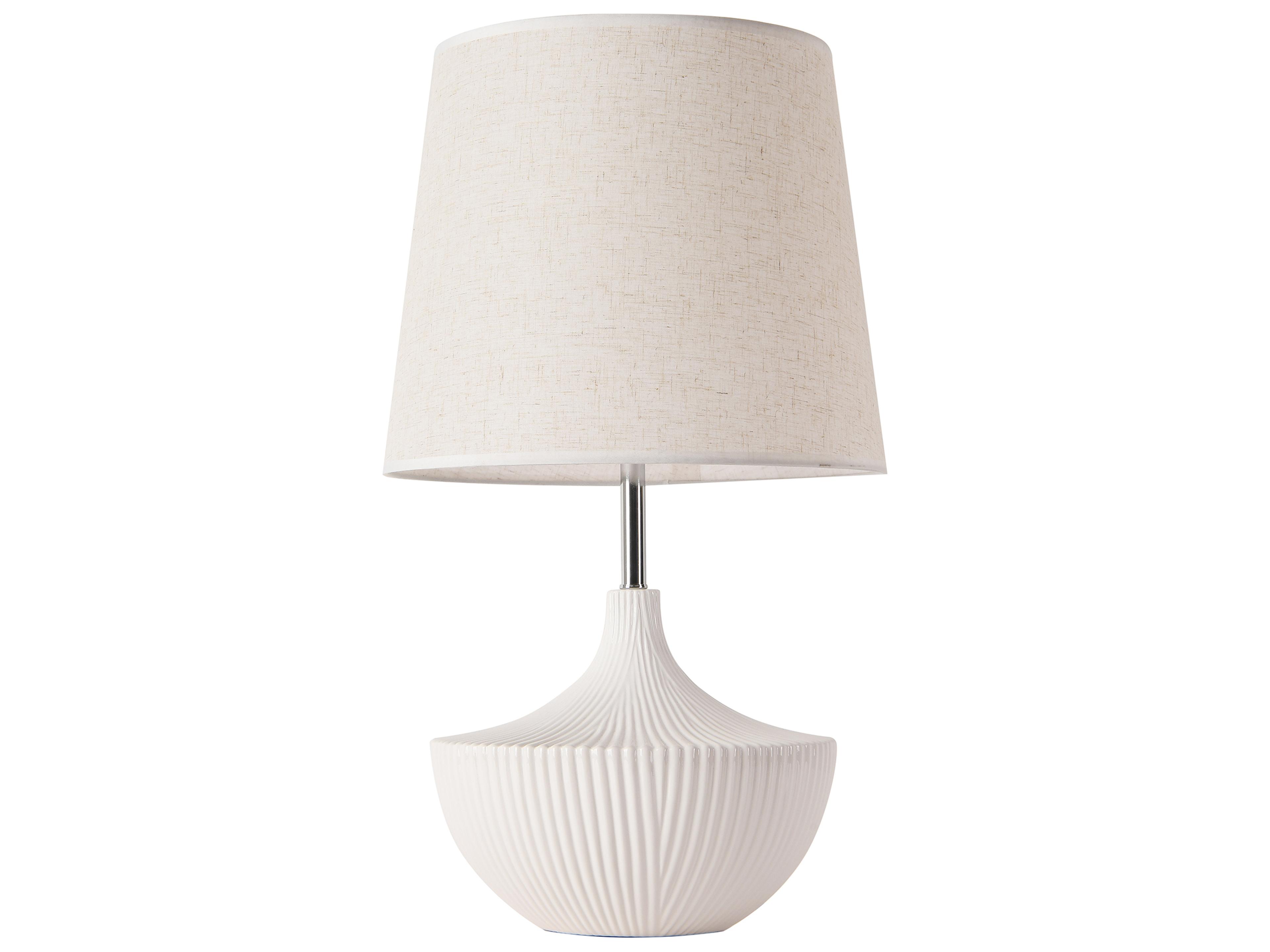 Pasargad Home Regal Jade Ivory White Buffet Lamp