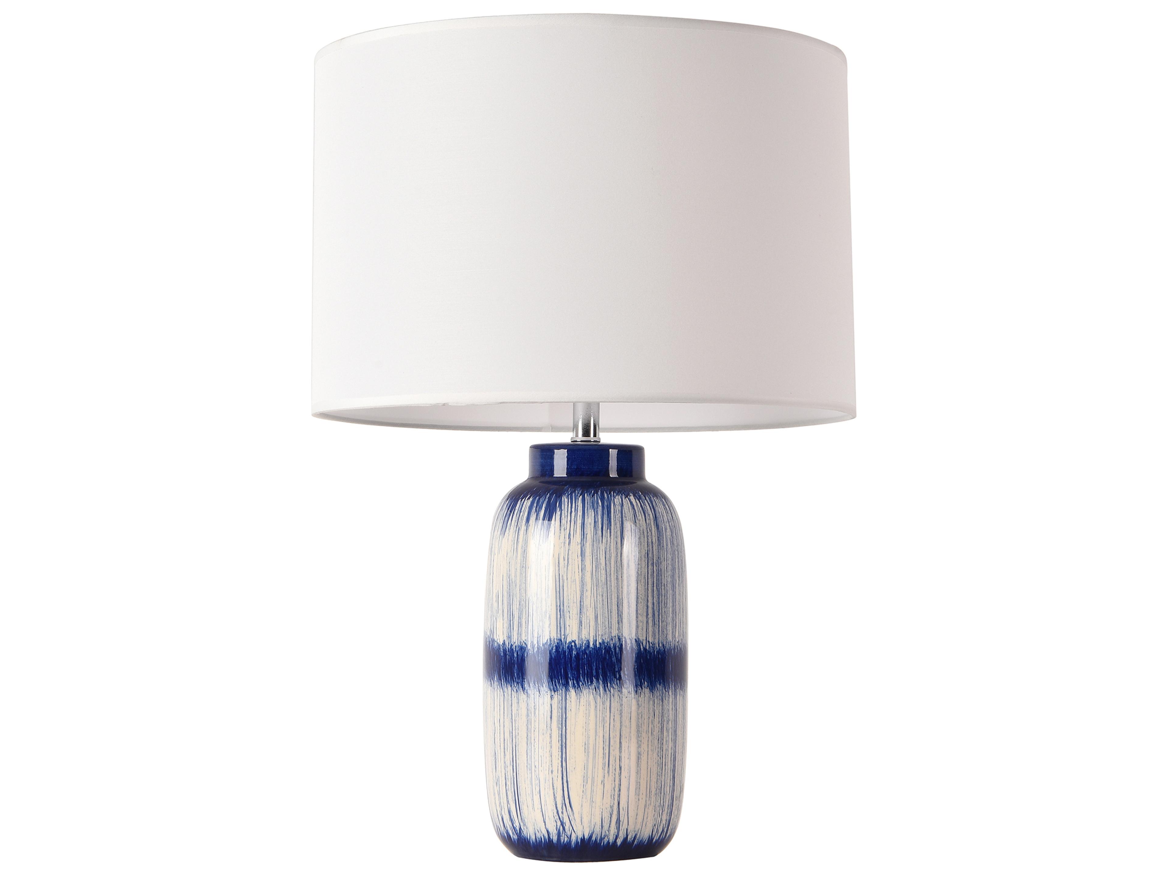 Pasargad Home Regal Garcia White Blue Table Lamp