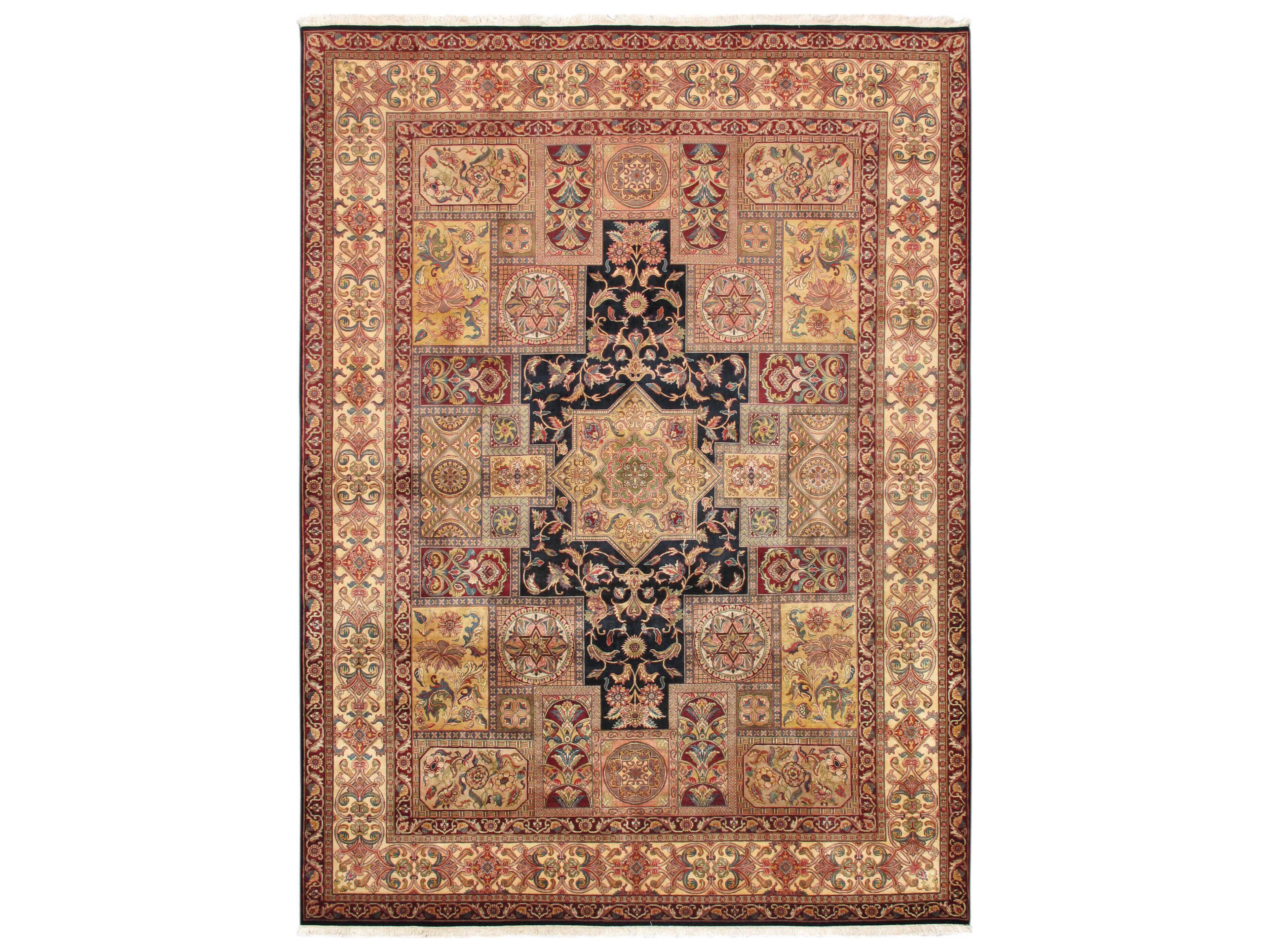 Pasargad Home Agra Bordered Area Rug