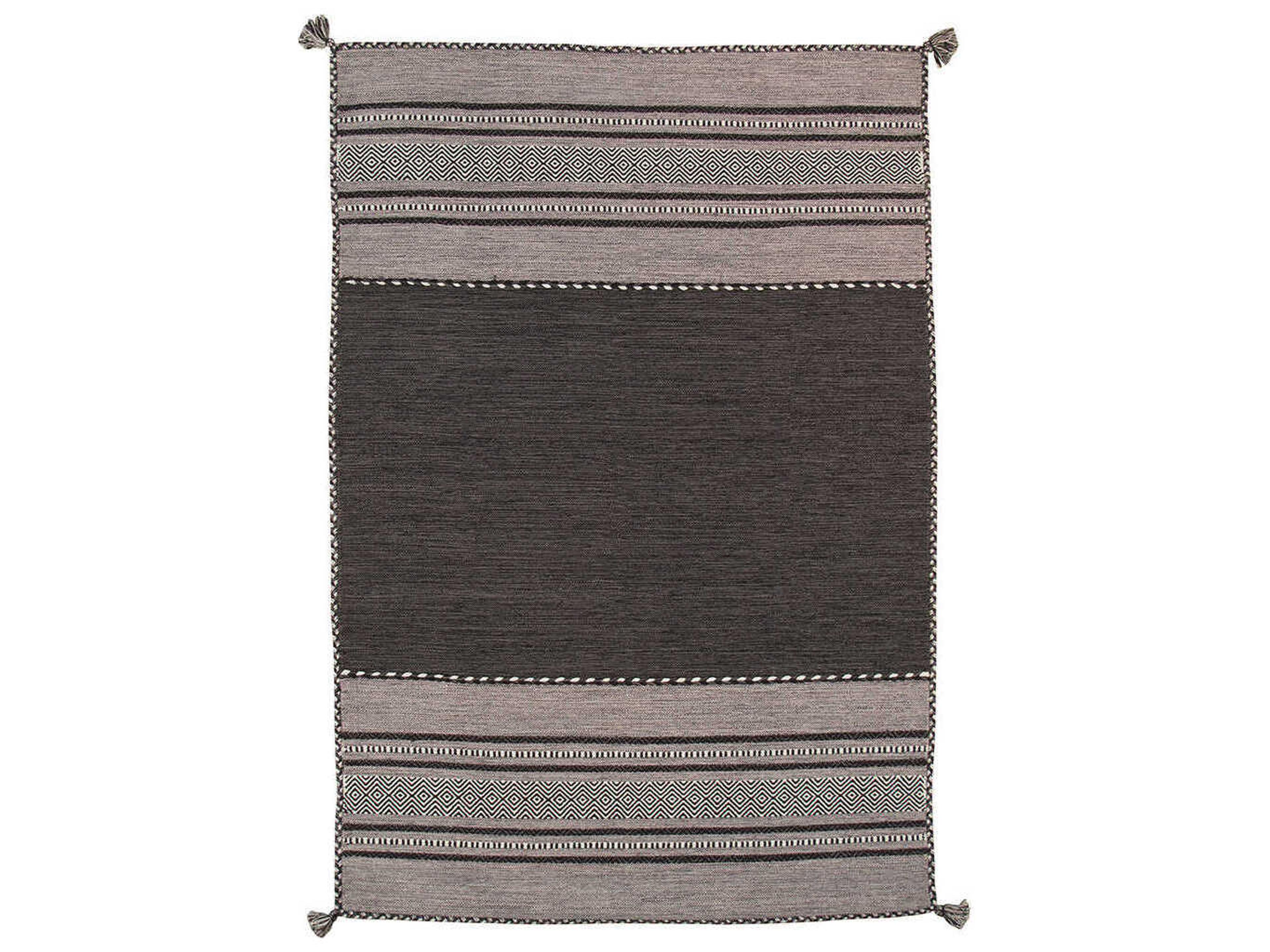 Pasargad Home Kilim Striped Area Rug