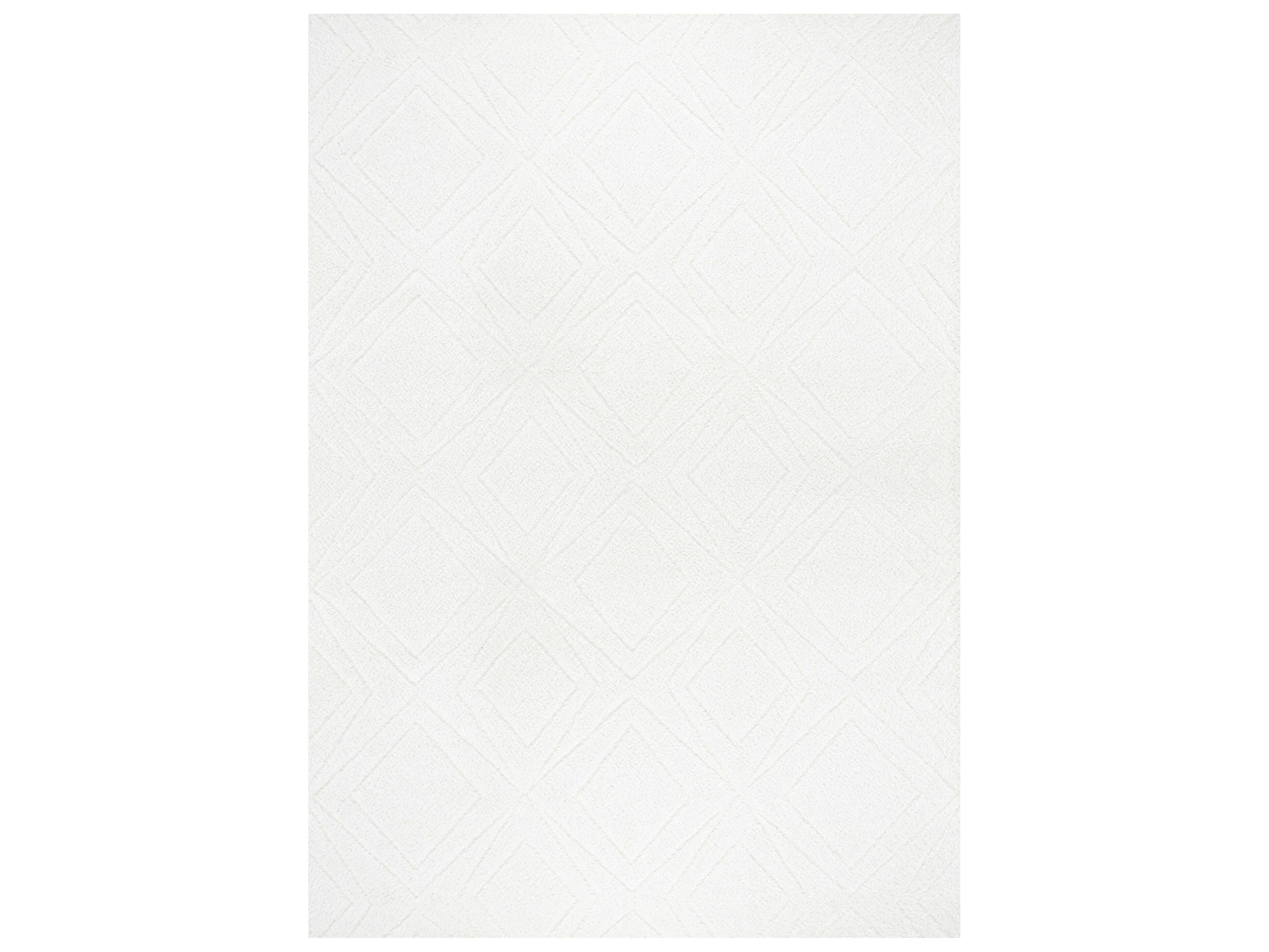 Pasargad Home Paris Shag Geometric Area Rug