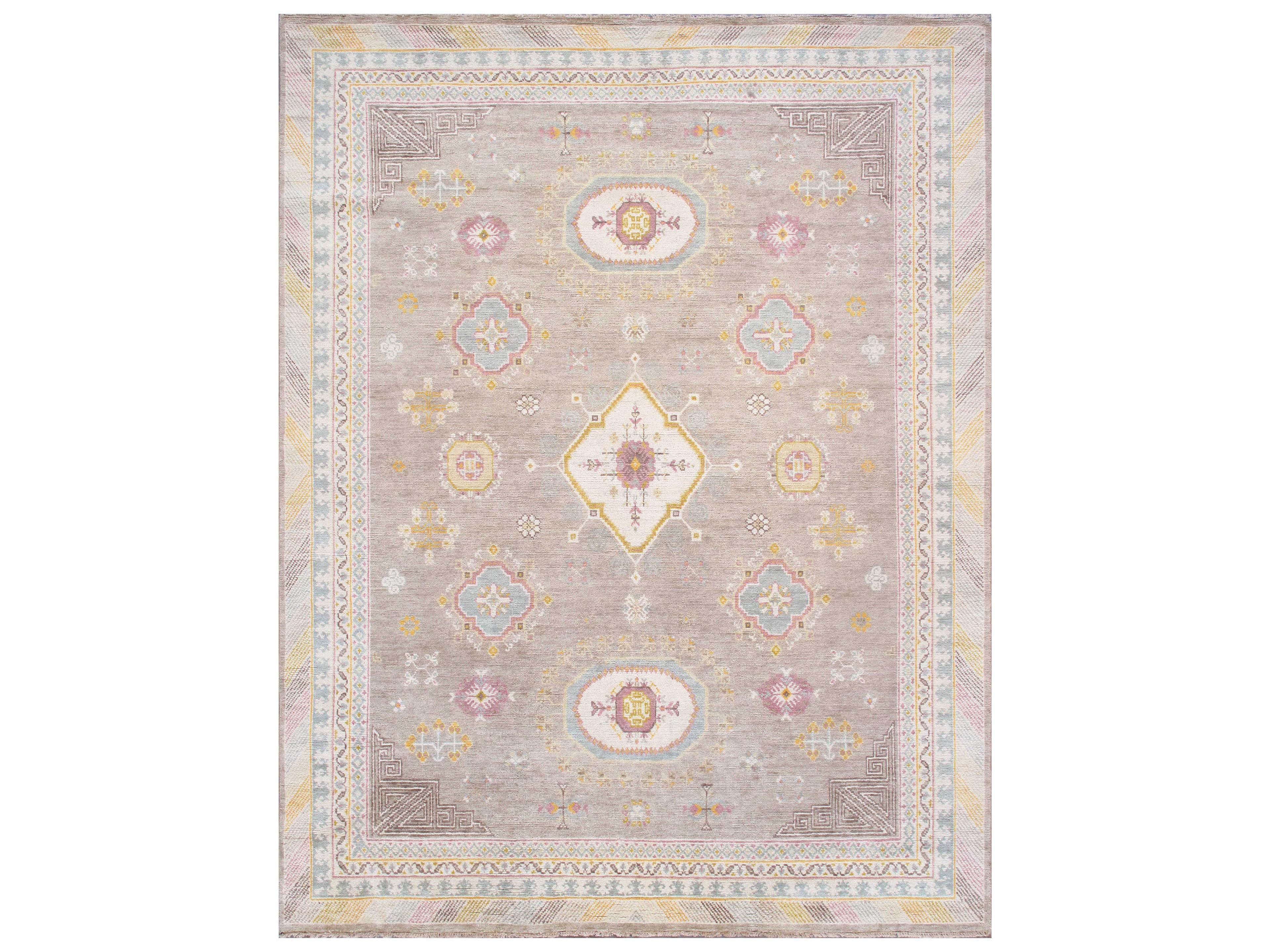 Pasargad Home Khotan Bordered Area Rug