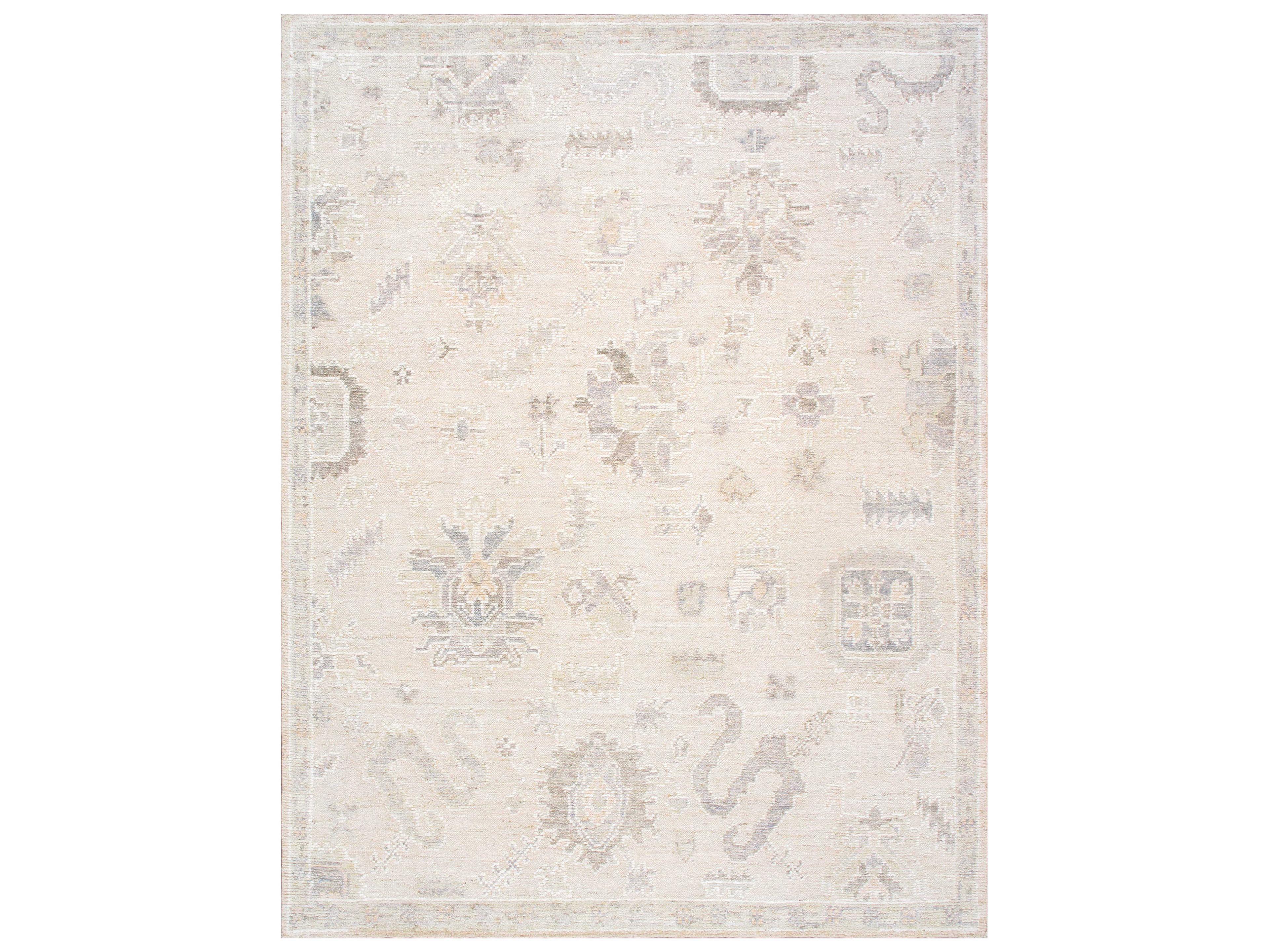 Pasargad Home Oushak Floral Area Rug