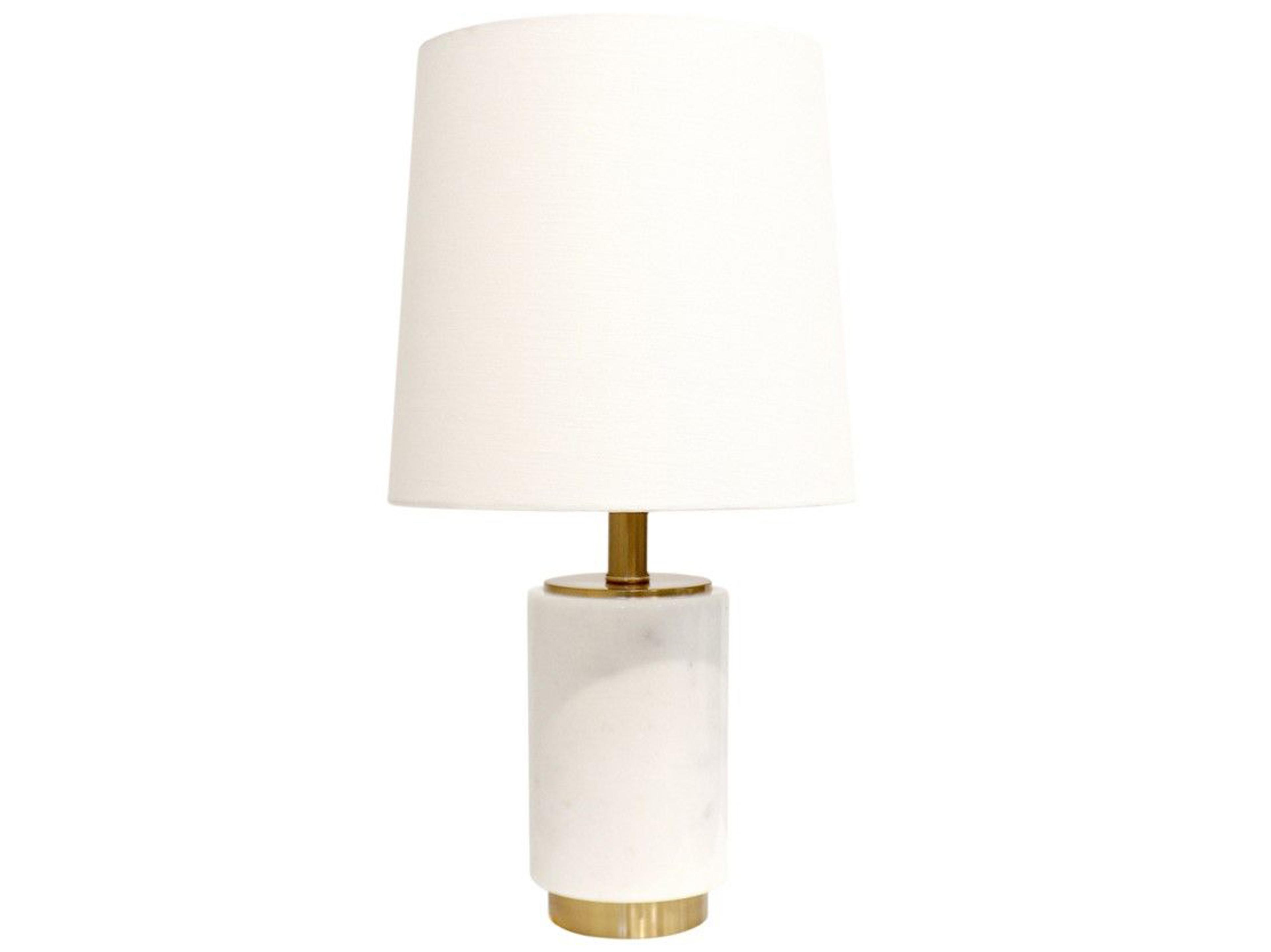 Pasargad Home Regal Leon Ivory Gold White Table Lamp