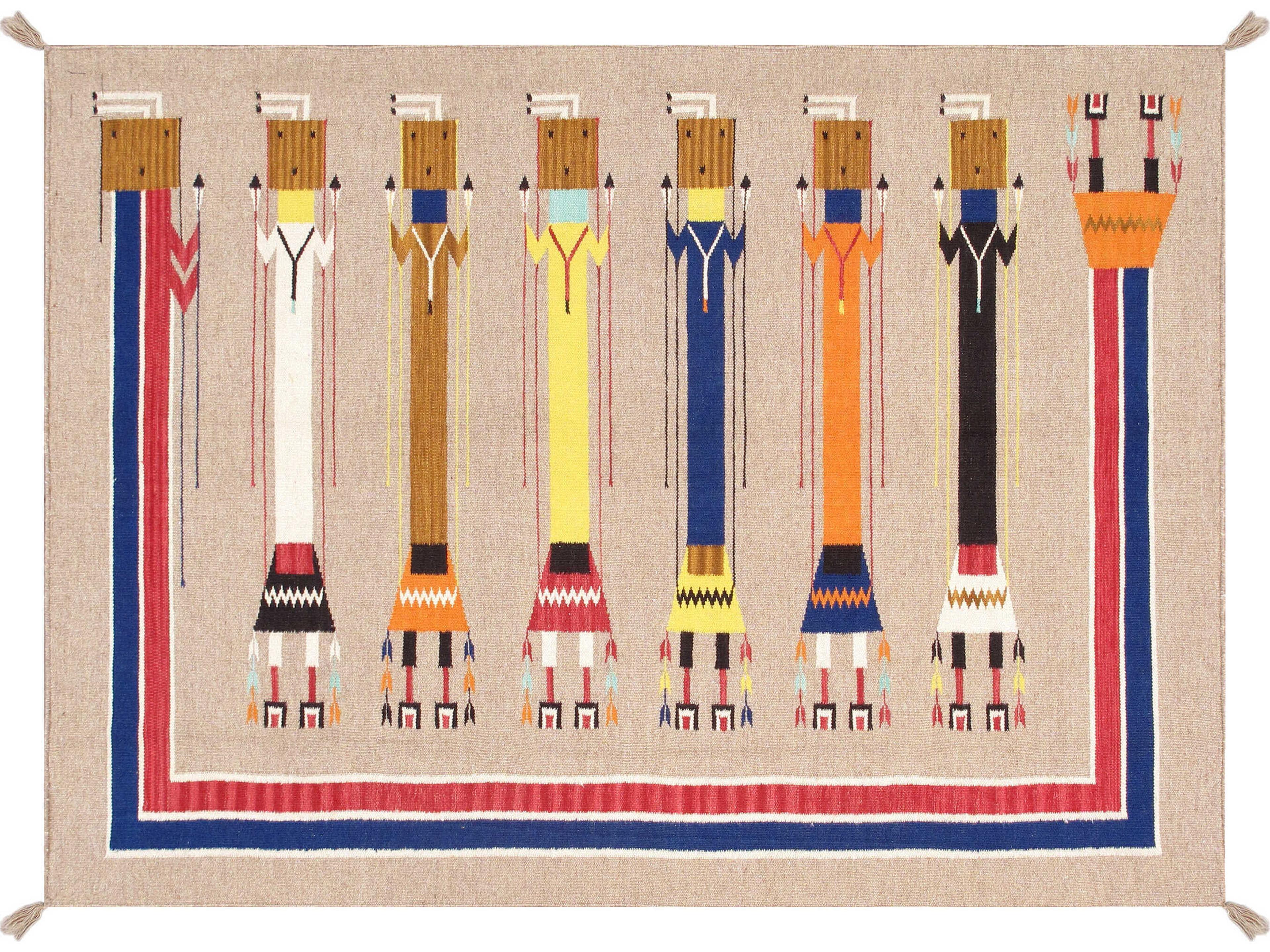 Pasargad Home Tuscany Flatweave Southwestern Area Rug