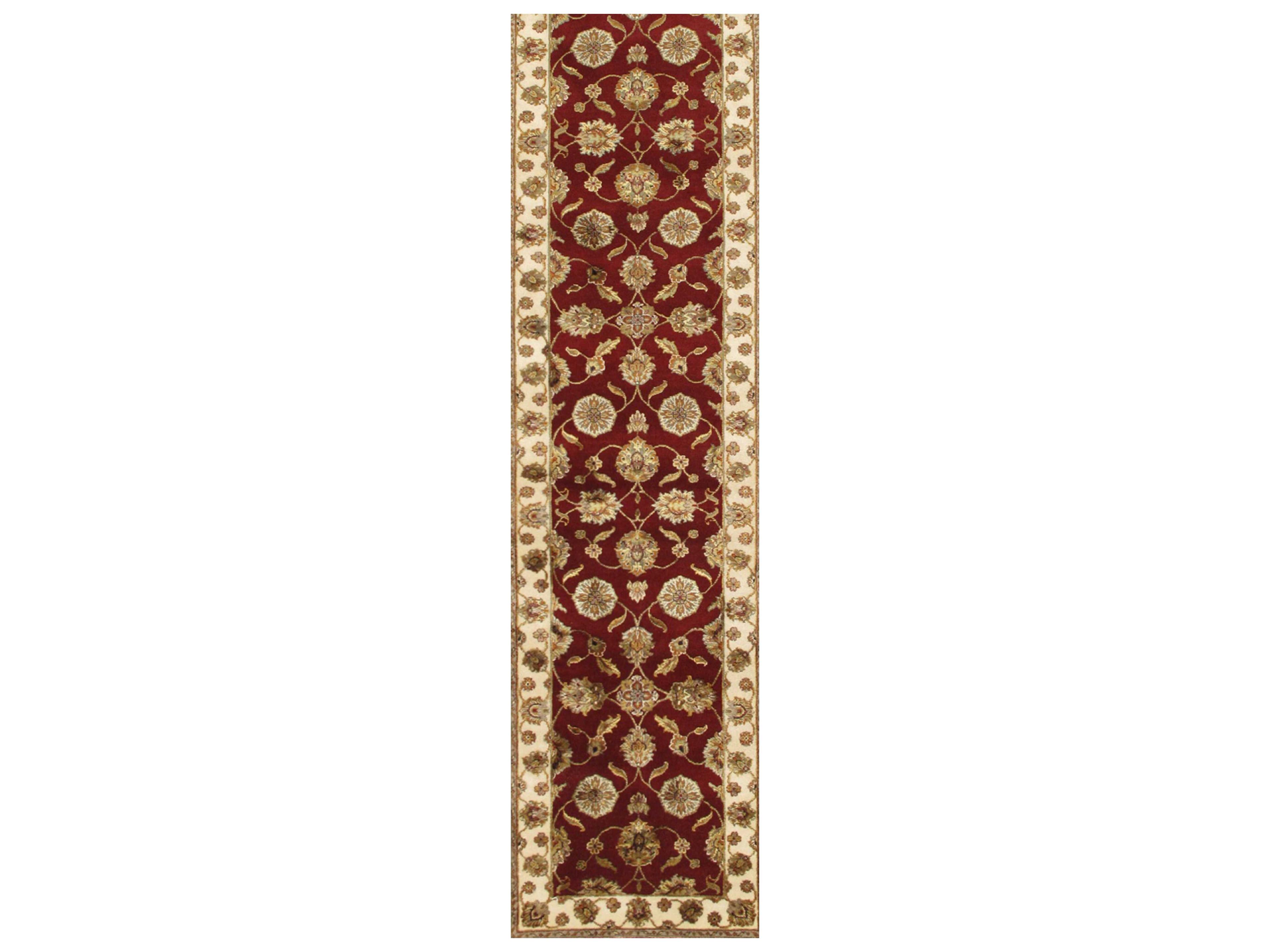Pasargad Home Agra Bordered Runner Area Rug