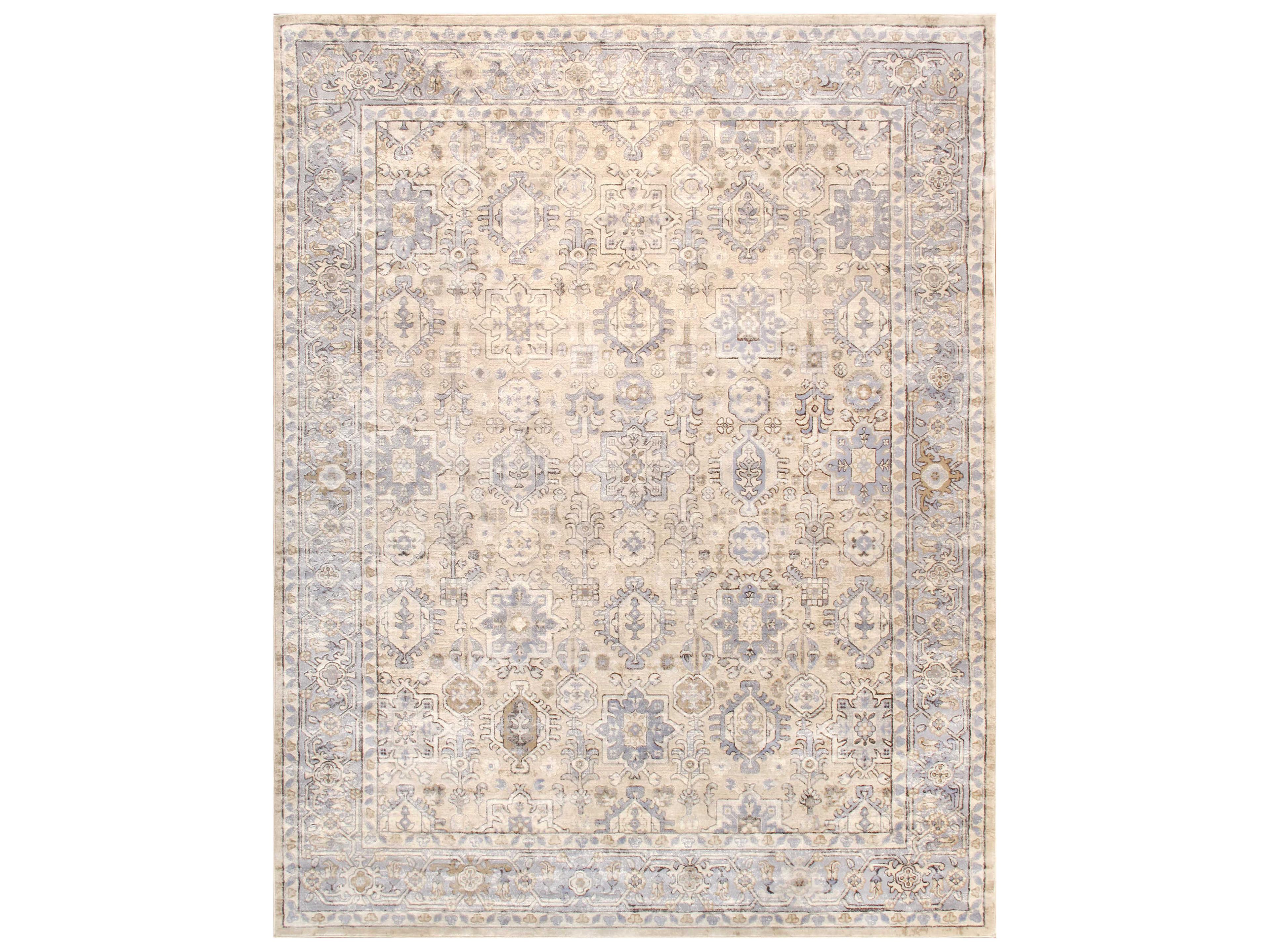 Pasargad Home Amadeus Bordered Runner Area Rug