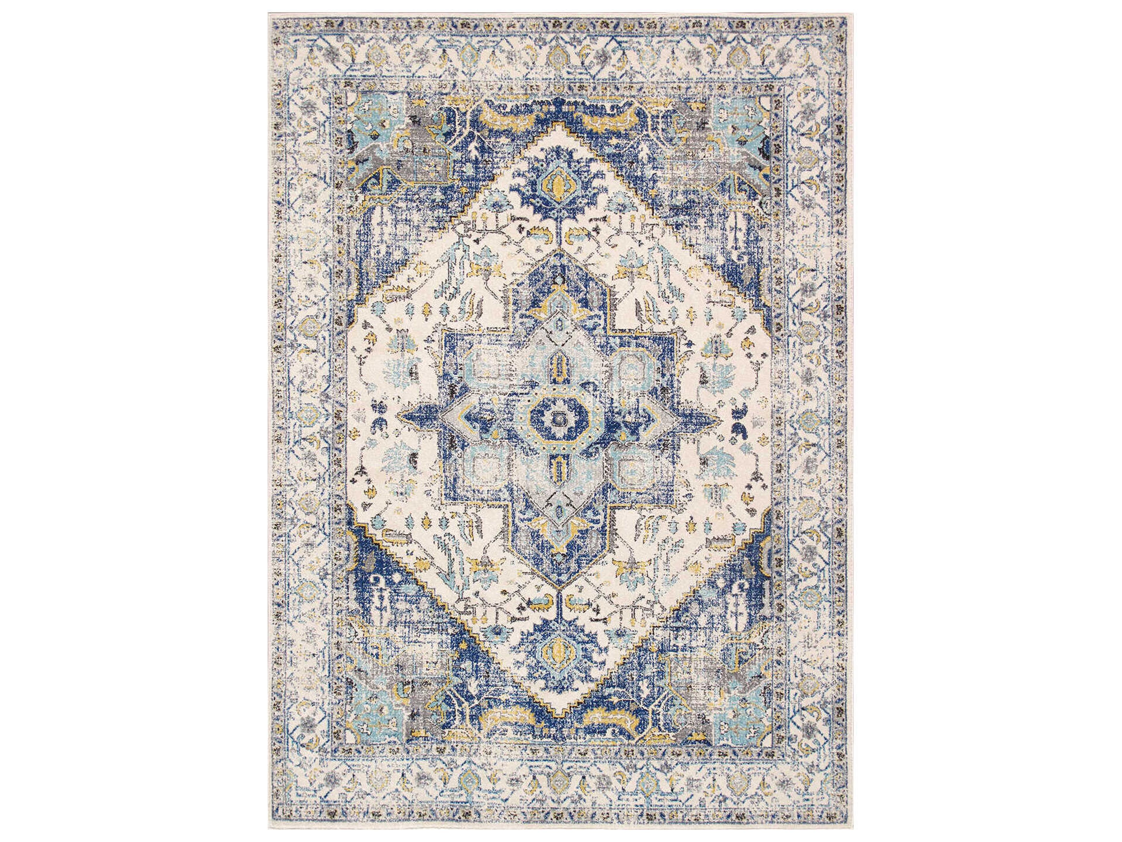 Pasargad Home Chelsea Bordered Runner Area Rug