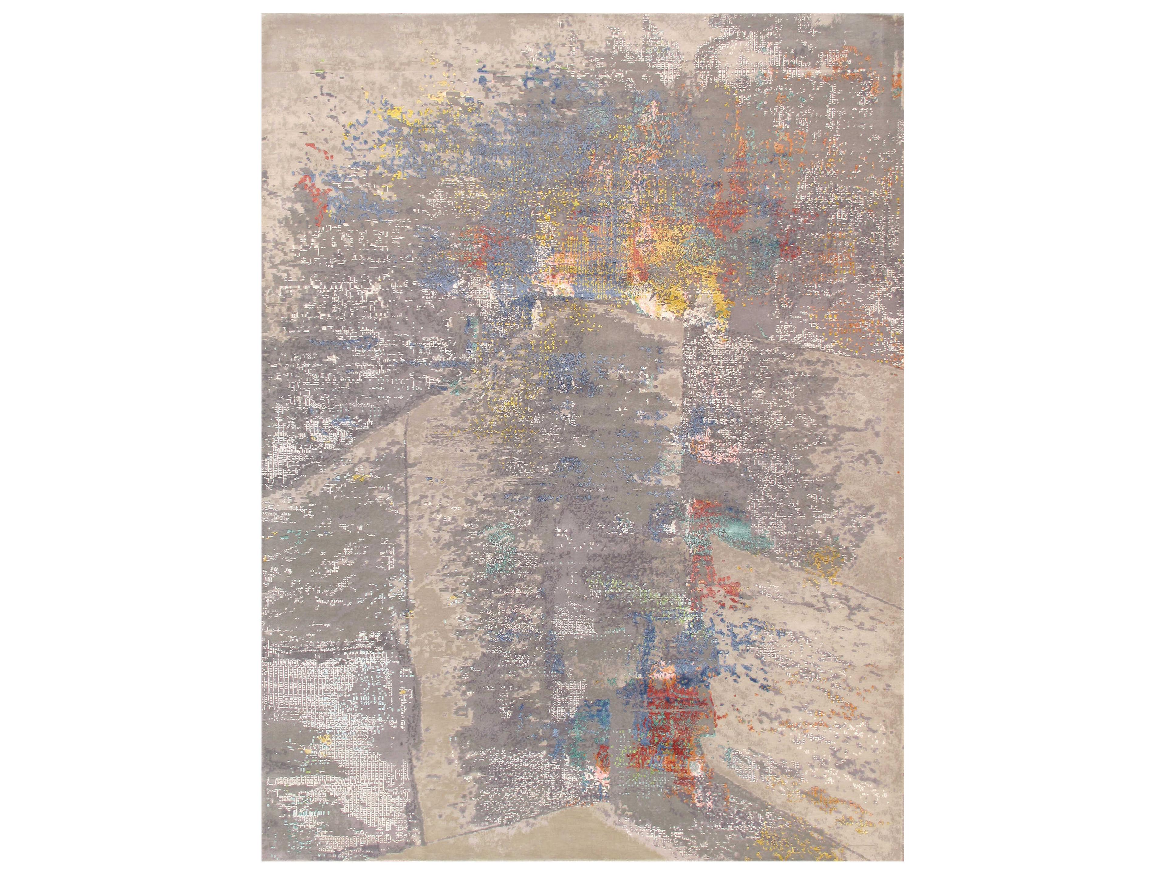 Pasargad Home Modern Abstract Area Rug
