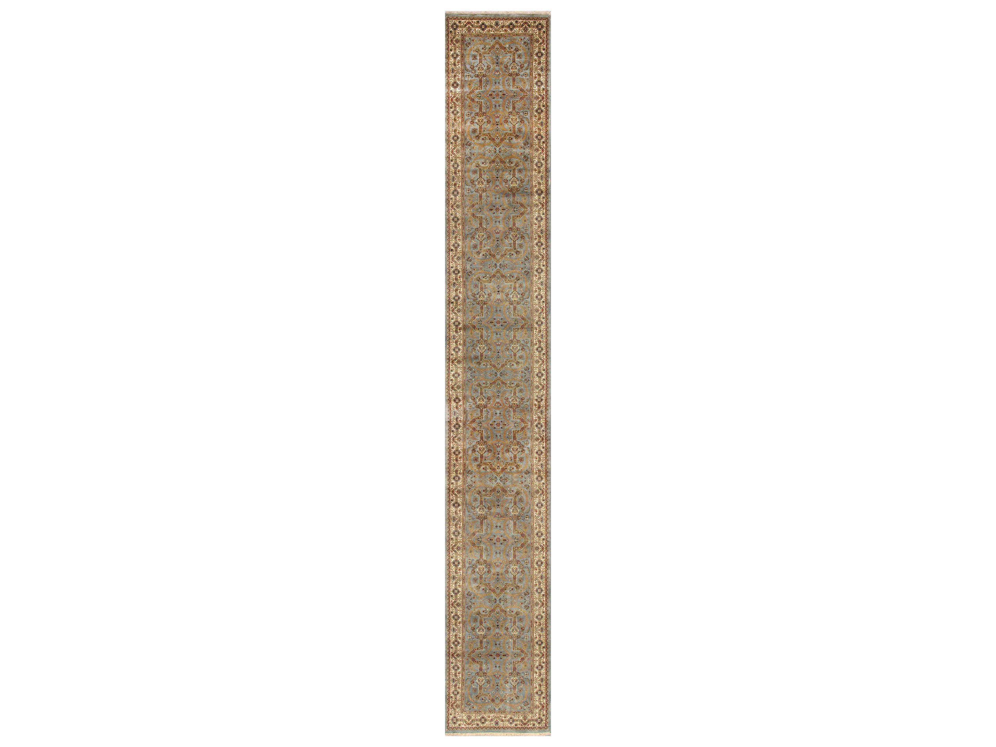 Pasargad Home Baku Bordered Runner Area Rug