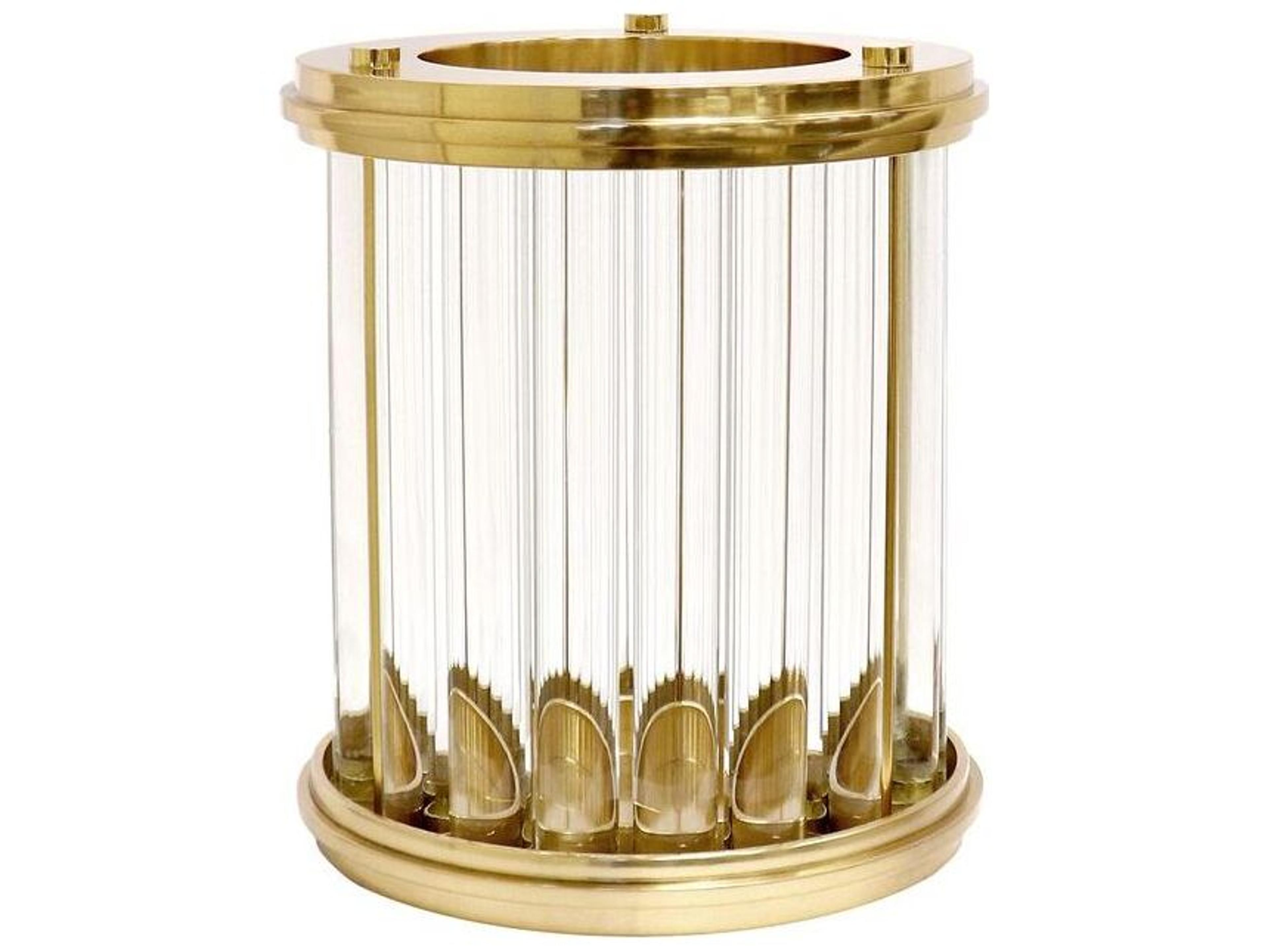Pasargad Home Beacon Lucian Silver Clear Hurricane