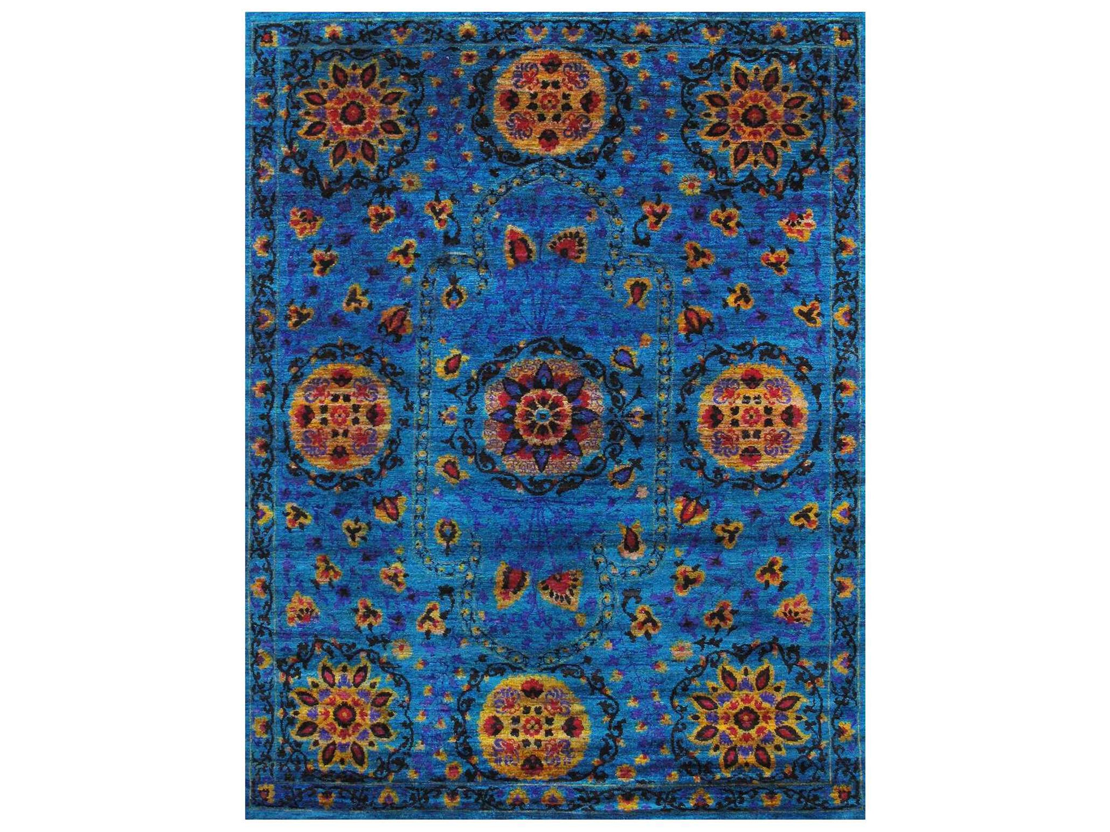 Pasargad Home Azerbaijan Floral Area Rug