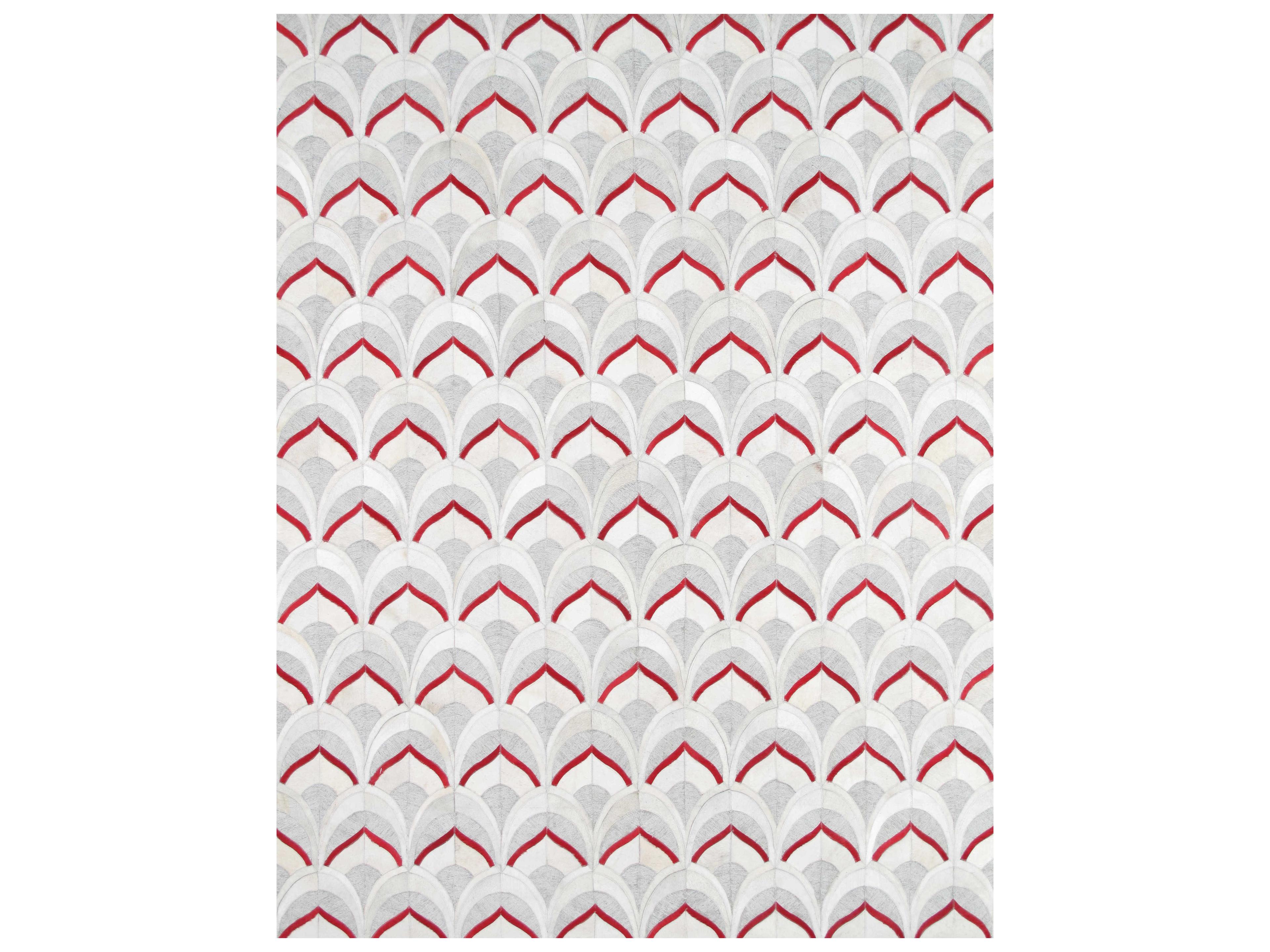 Pasargad Home Cowhide Geometric Area Rug