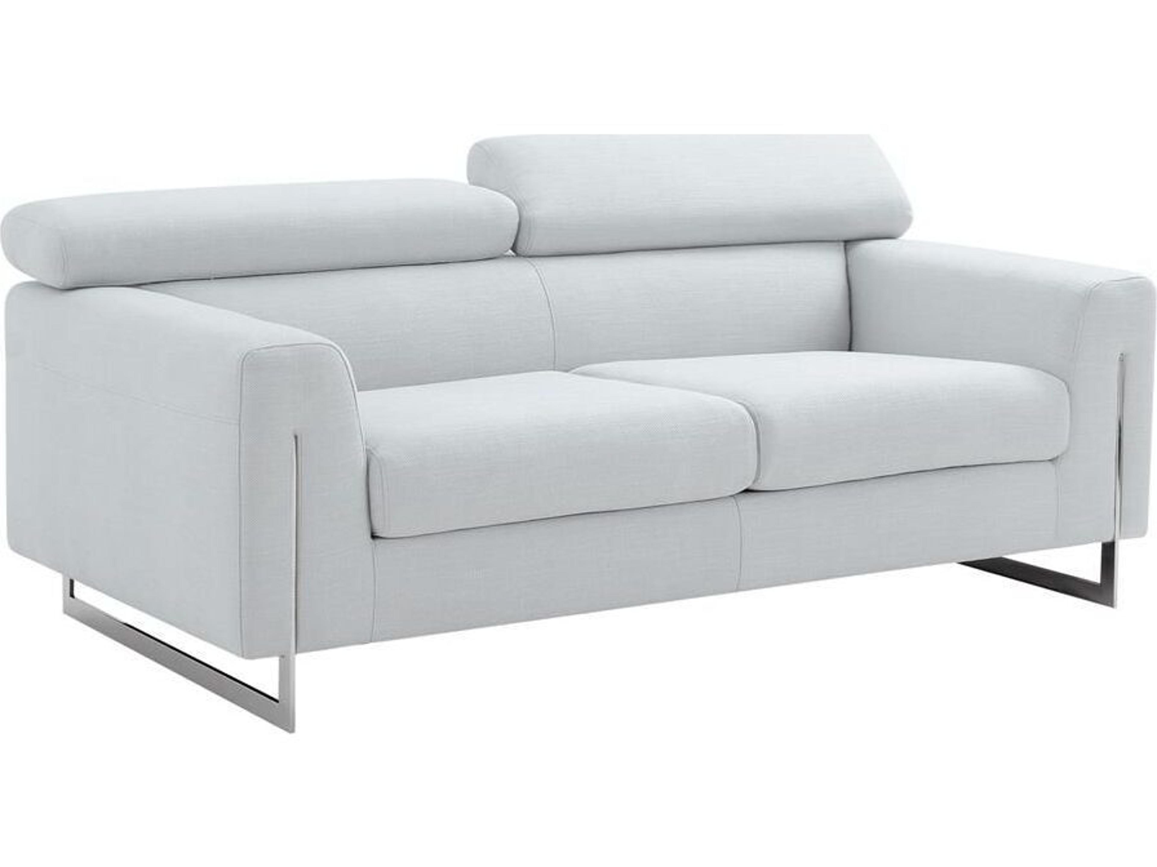 Pasargad Home Noho Serena Silver Upholstered Loveseat