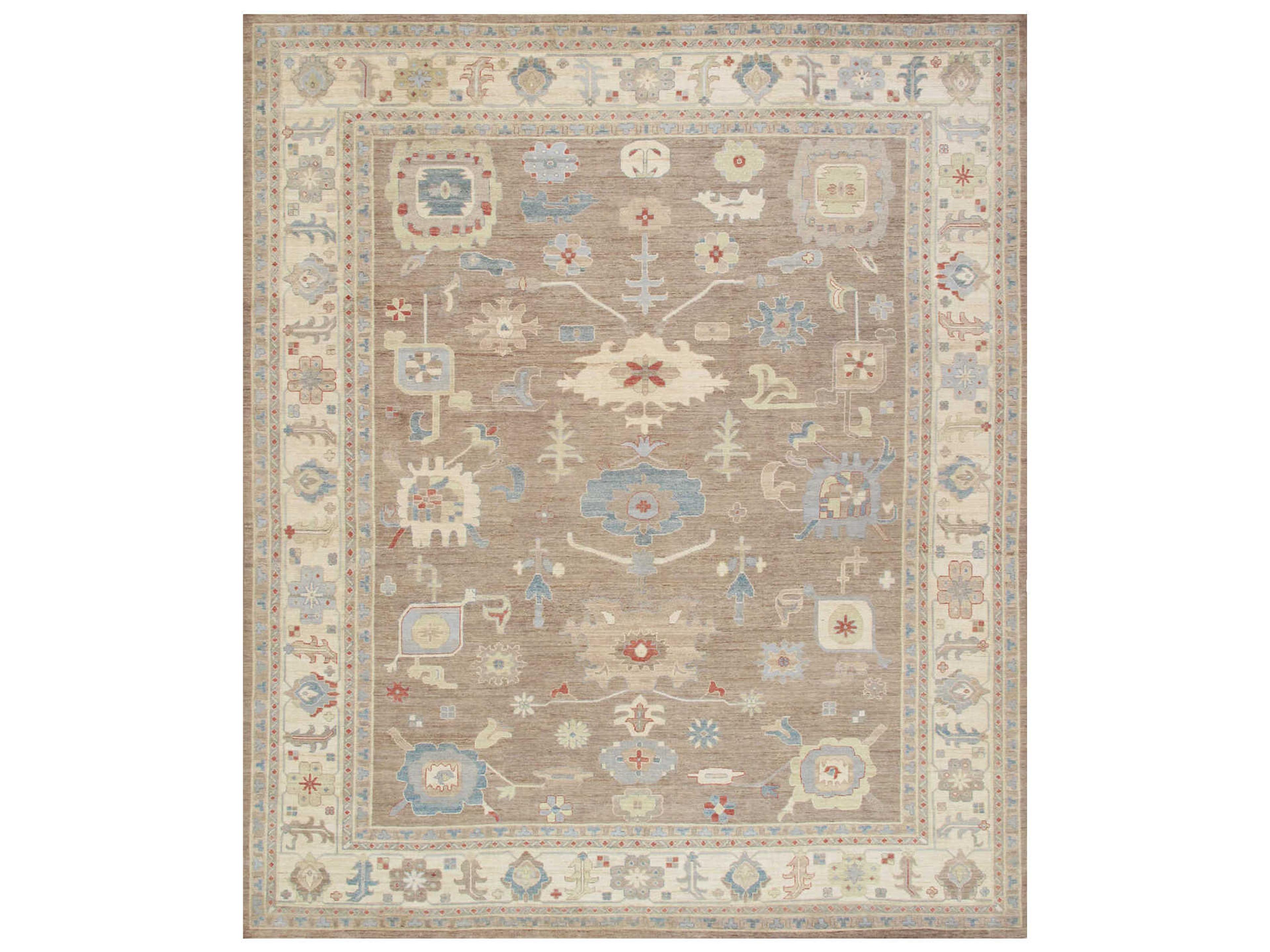 Pasargad Home Melody Bordered Area Rug