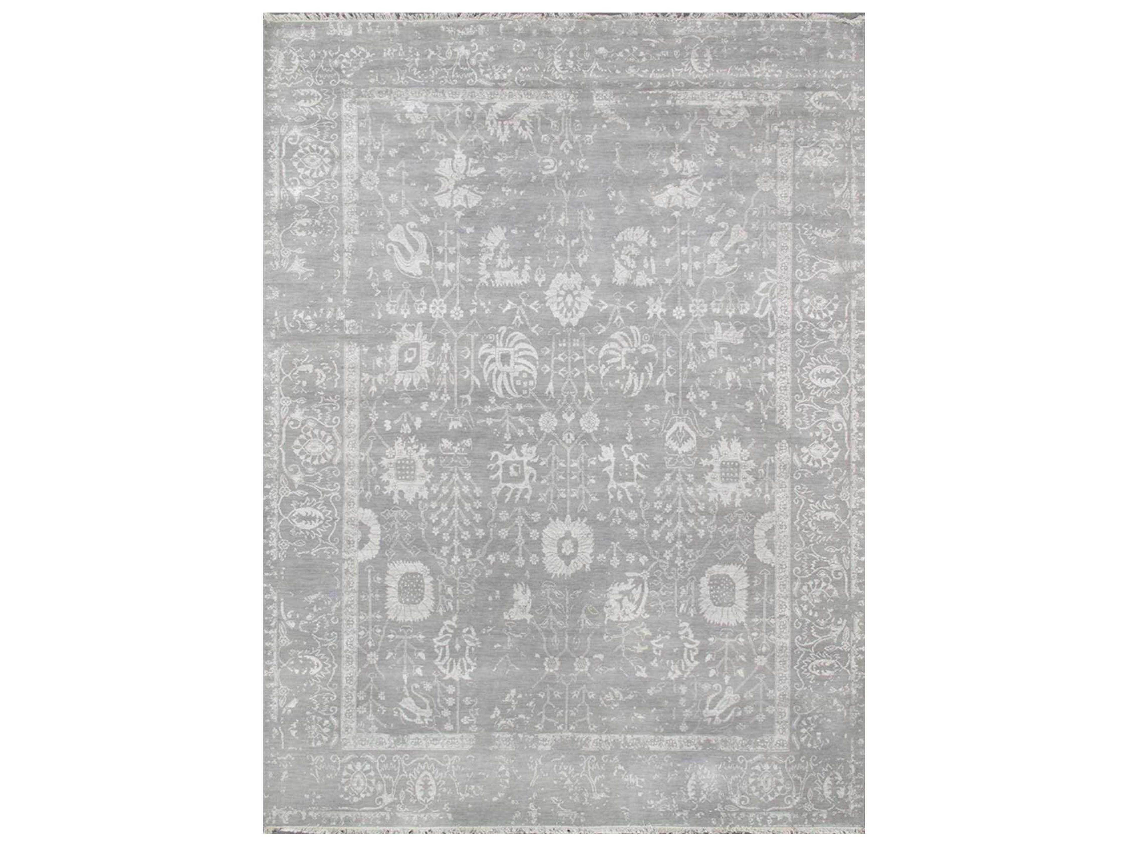 Pasargad Home Transitional Bordered Area Rug