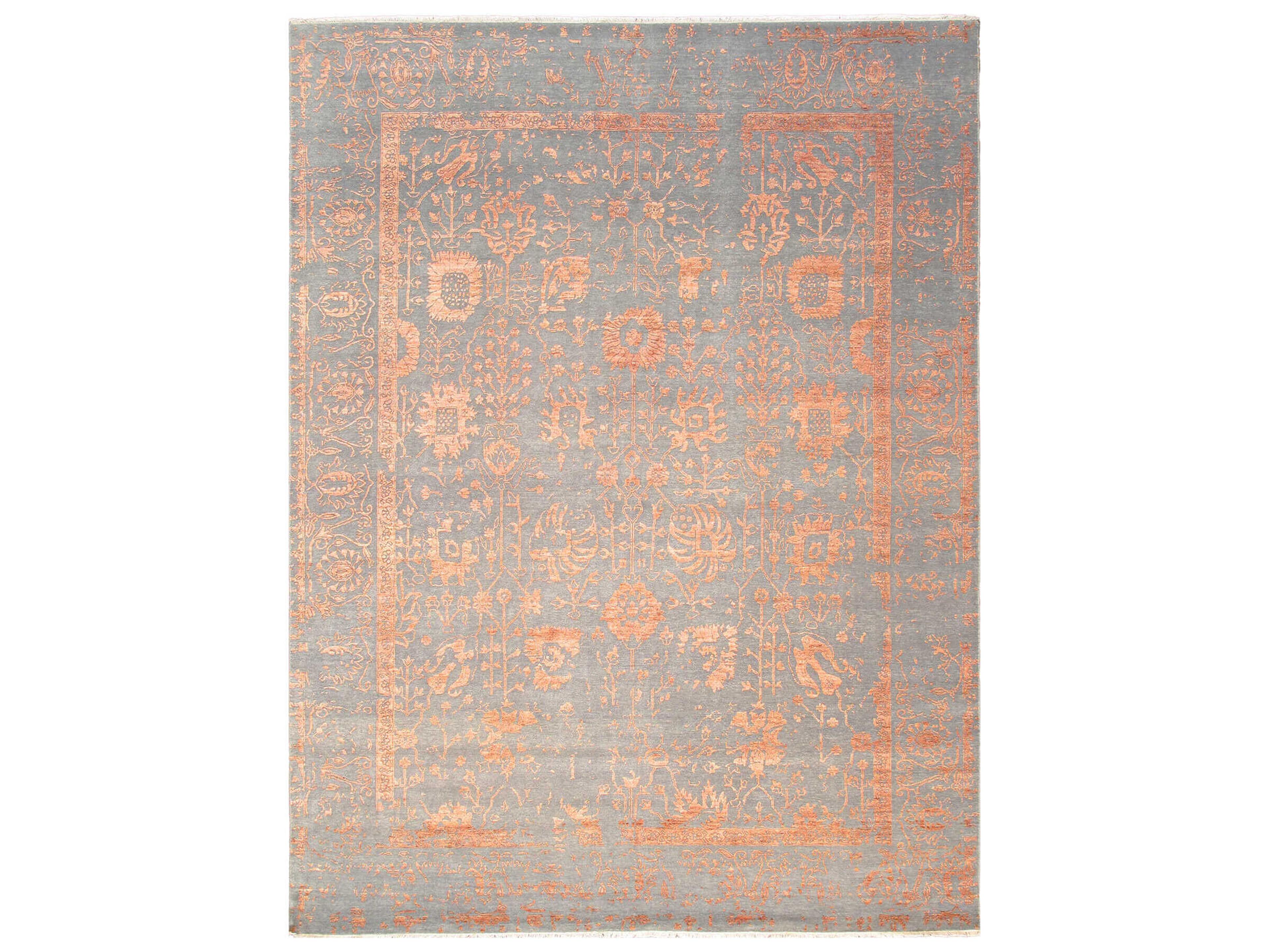 Pasargad Home Transitional Bordered Area Rug