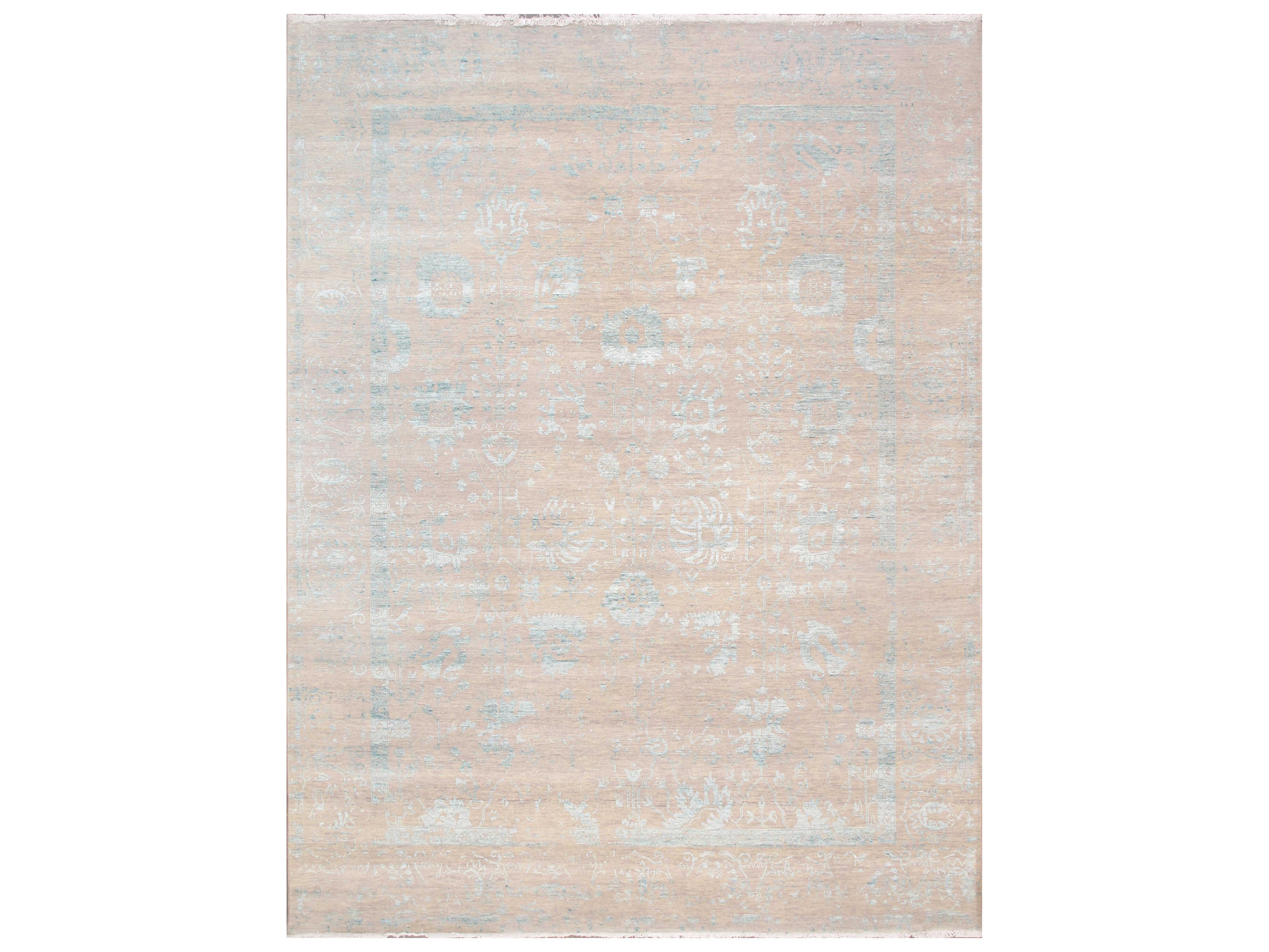 Pasargad Home Transitional Bordered Area Rug