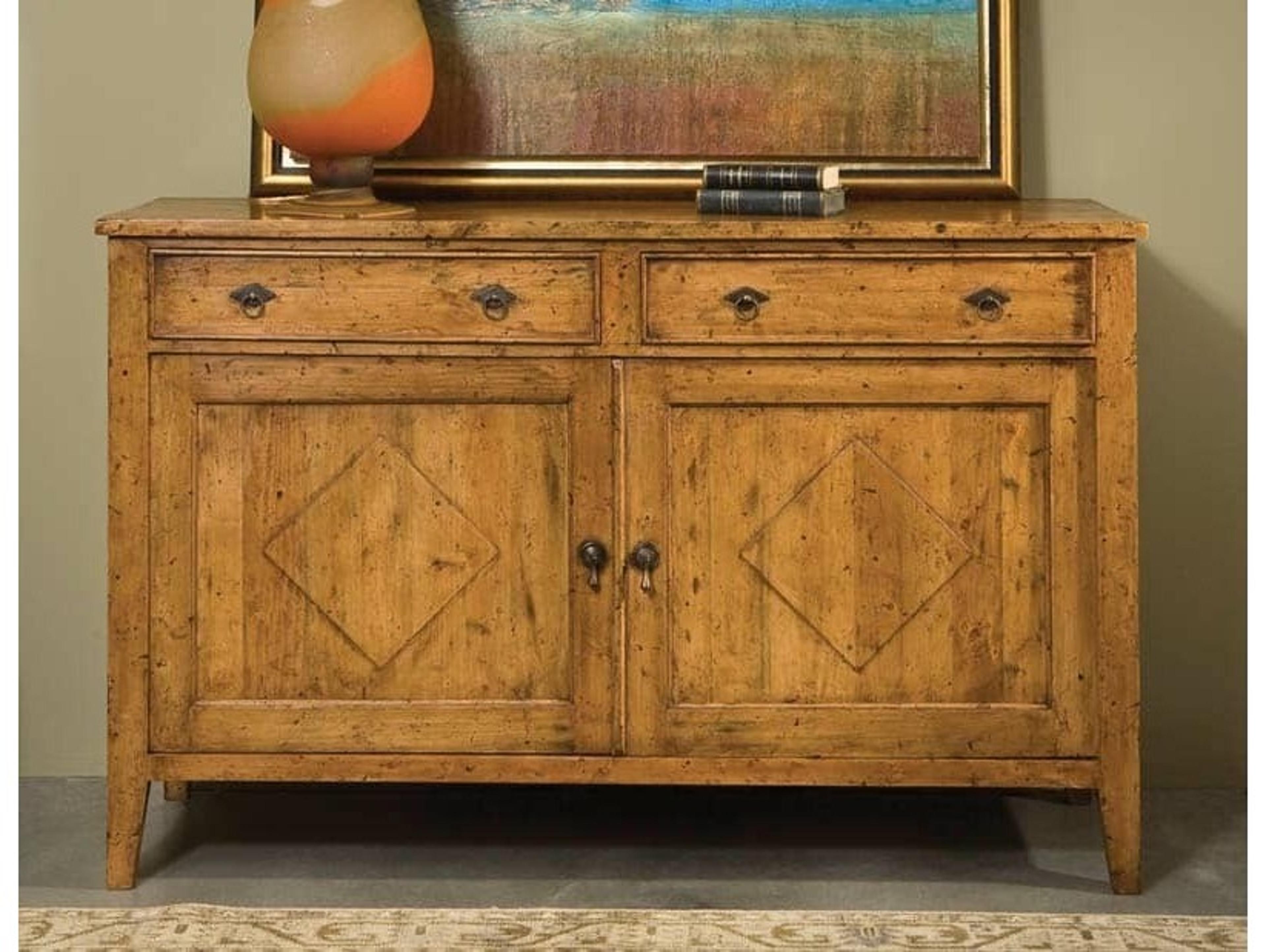 Port Eliot Olde Pine Brown Wood Accent Chest