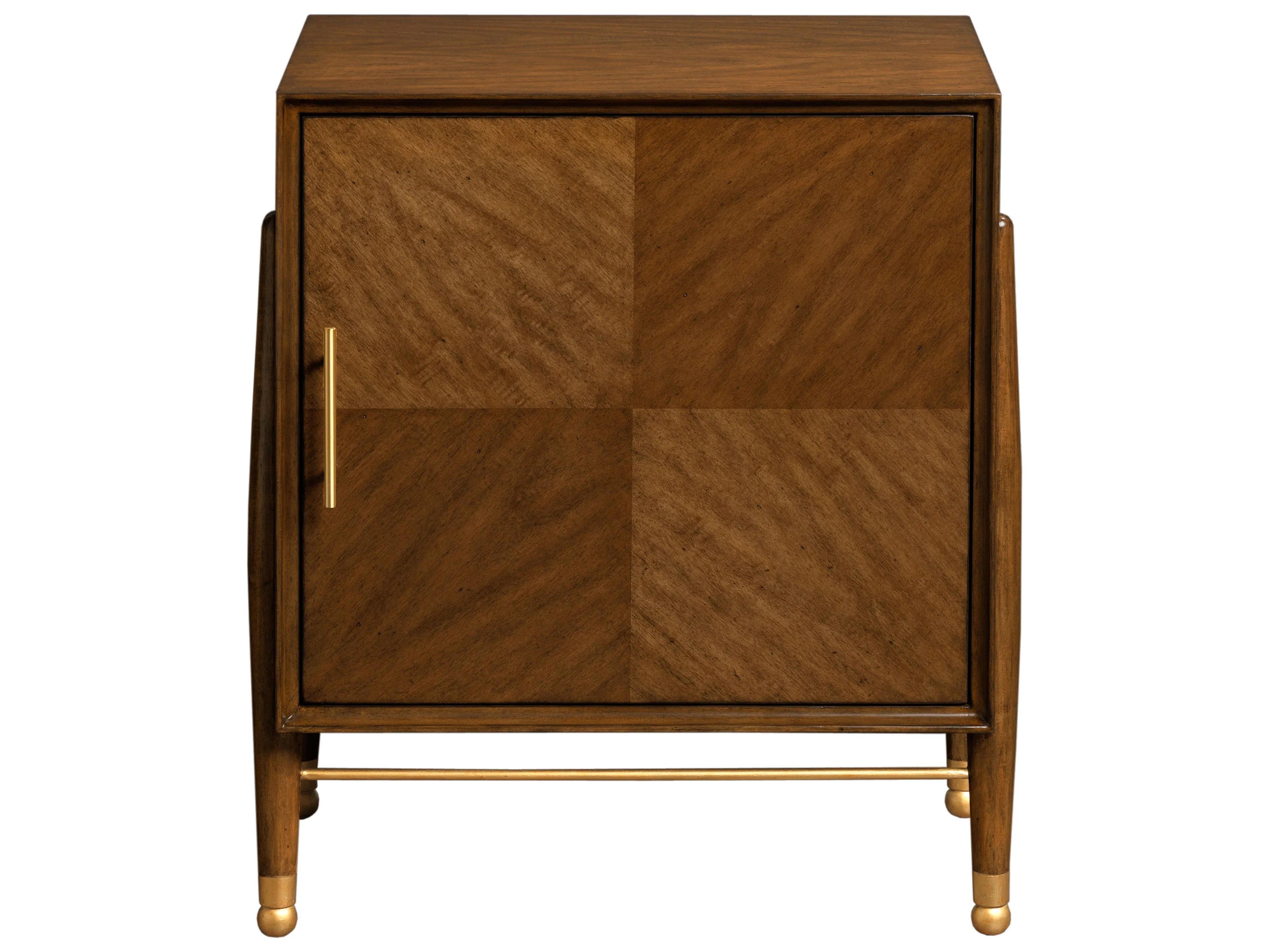 Port Eliot French Walnut Brown Wood Accent Chest