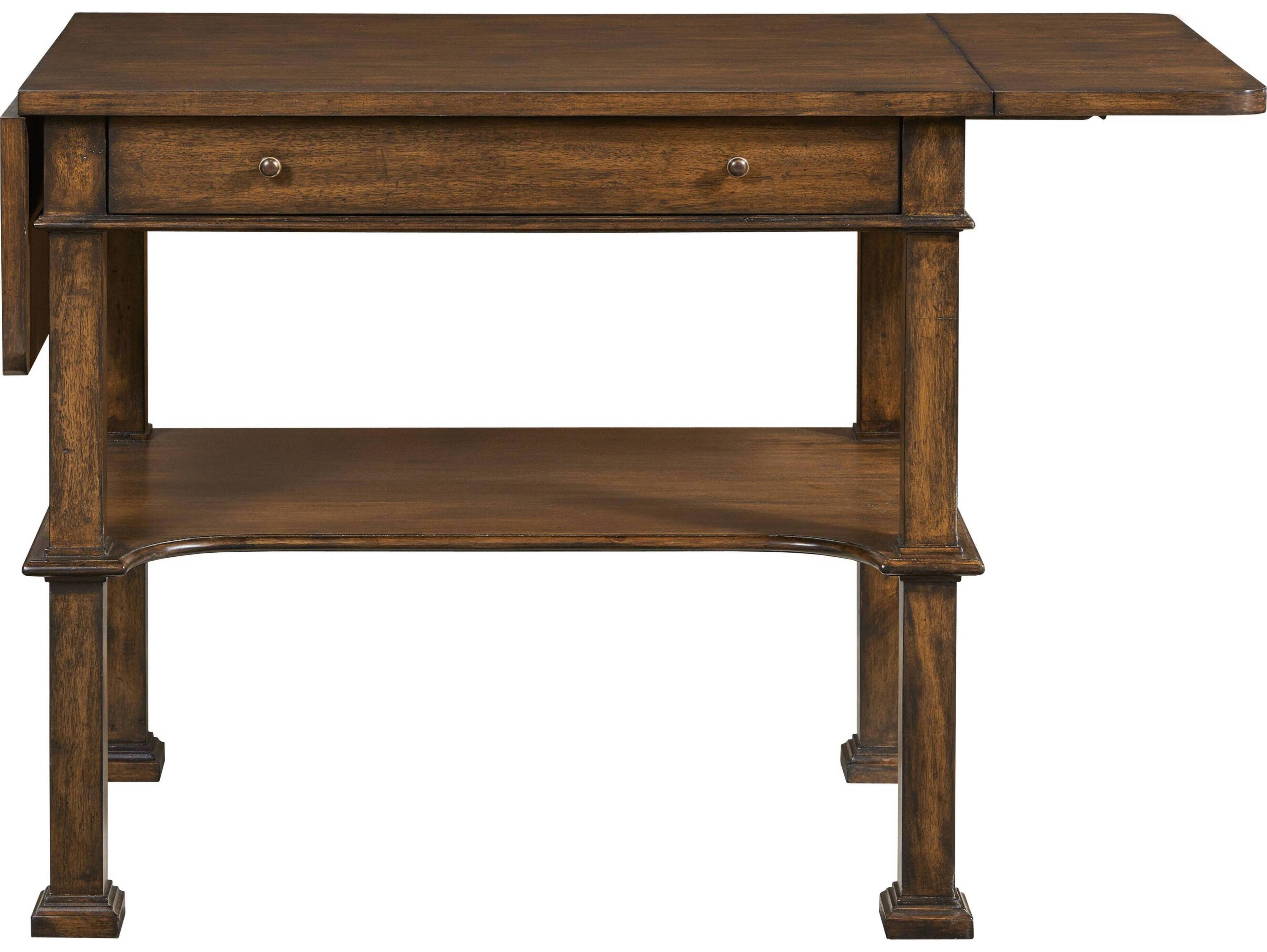 Port Eliot Pembroke Rectangular Wood Mocha Dining Table