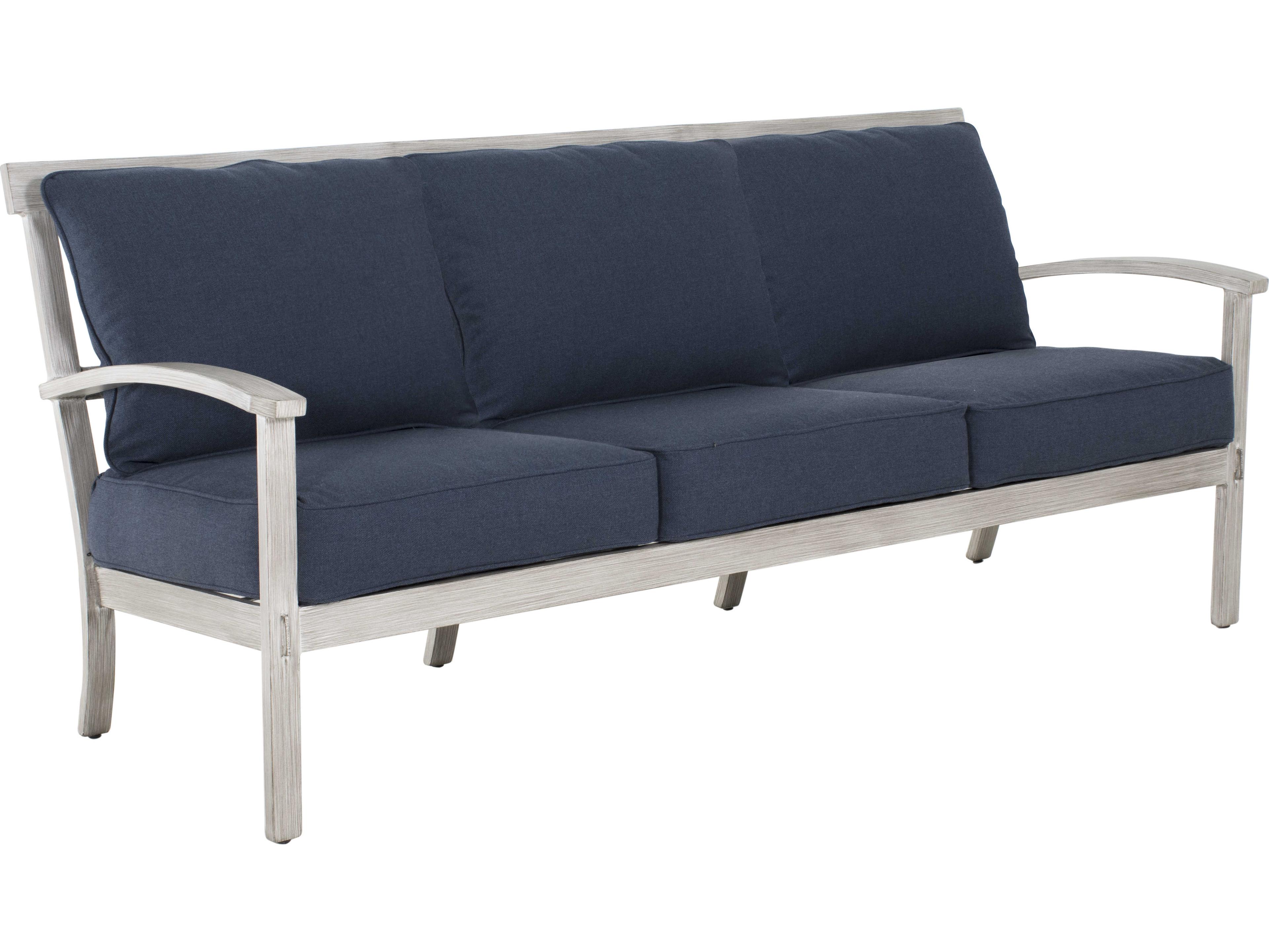 Castelle Biltmore Antler Hill Deep Seating Aluminum Outdoor Sofa
