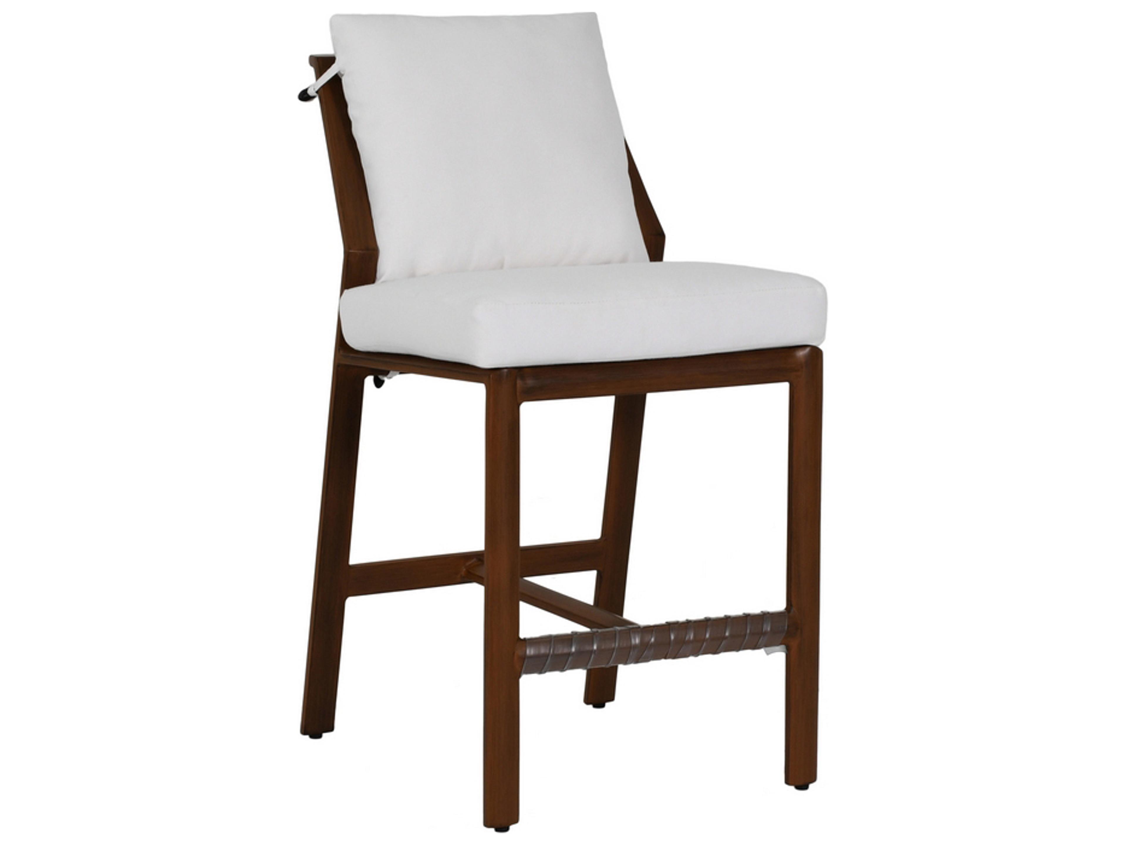 Castelle Berkeley Cushion Dining Aluminum Outdoor Counter Stool