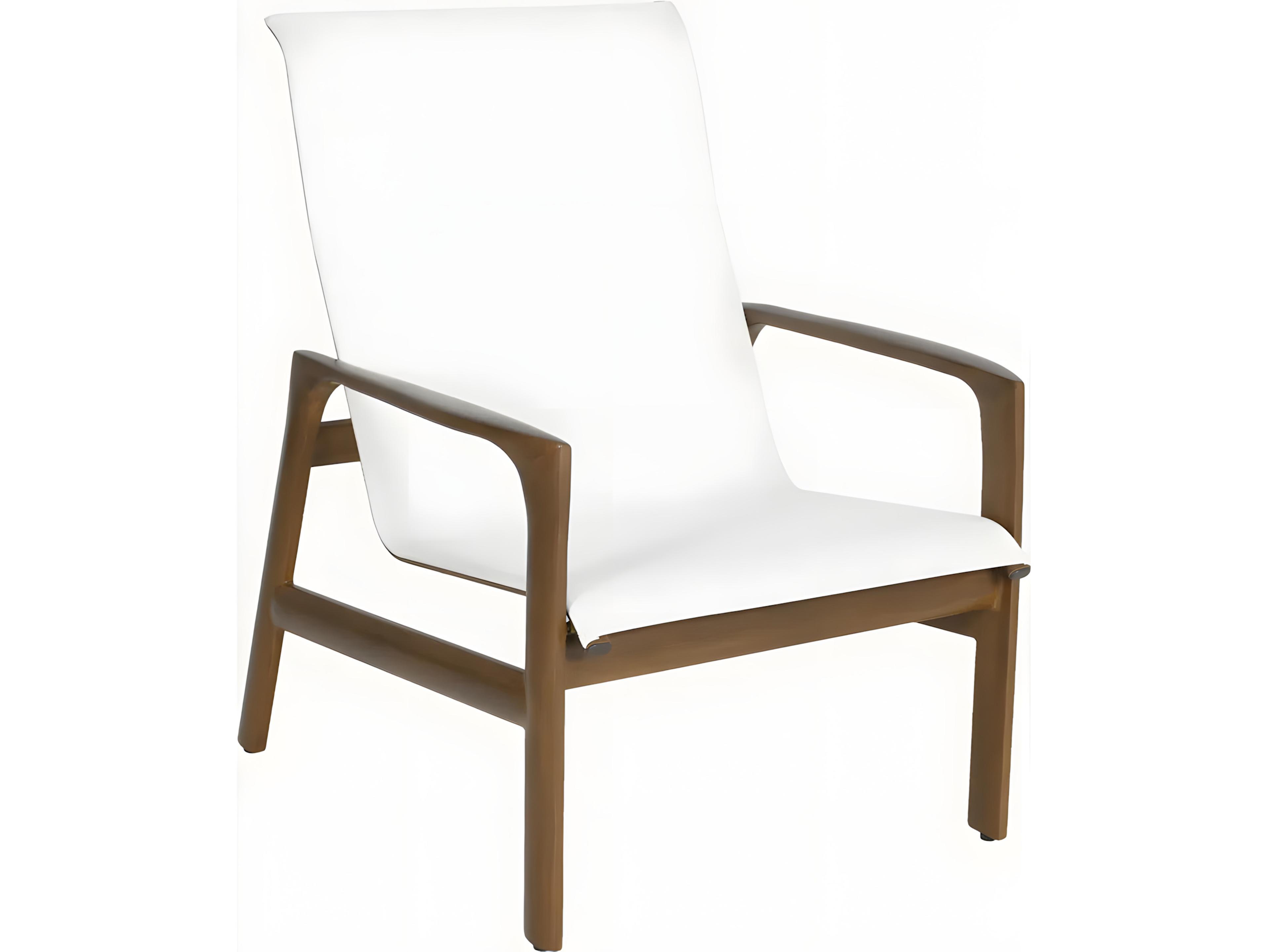Castelle Berkeley Sling Cast Aluminum Lounge Chair