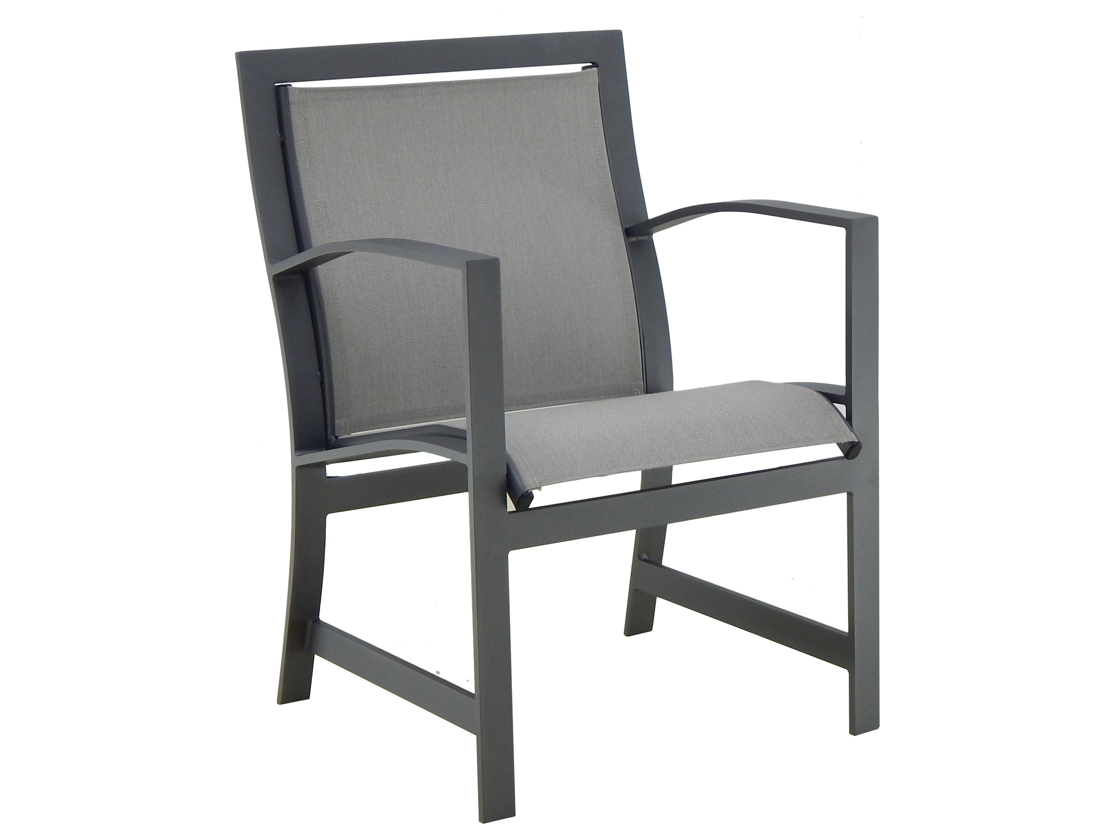 Castelle Moderna Sling Aluminum Outdoor Dining Chair