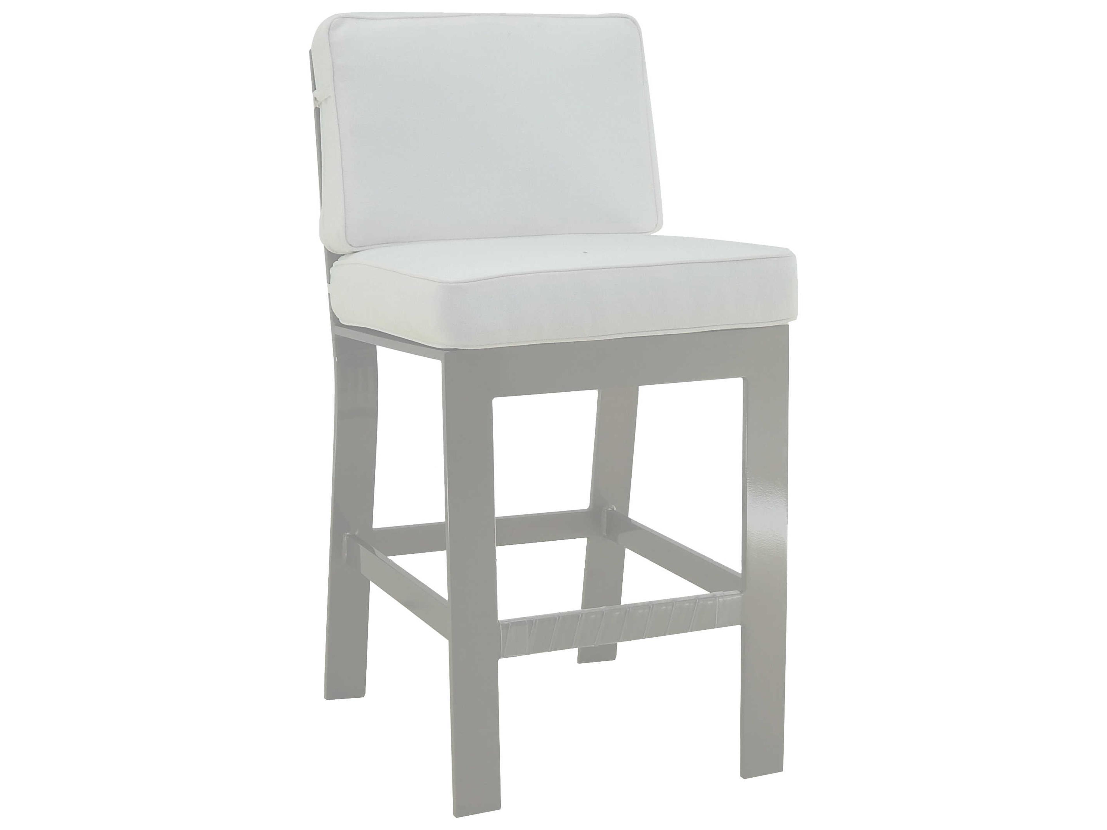 Castelle Trento Cushion Dining Cast Aluminum Patio Counter Stool