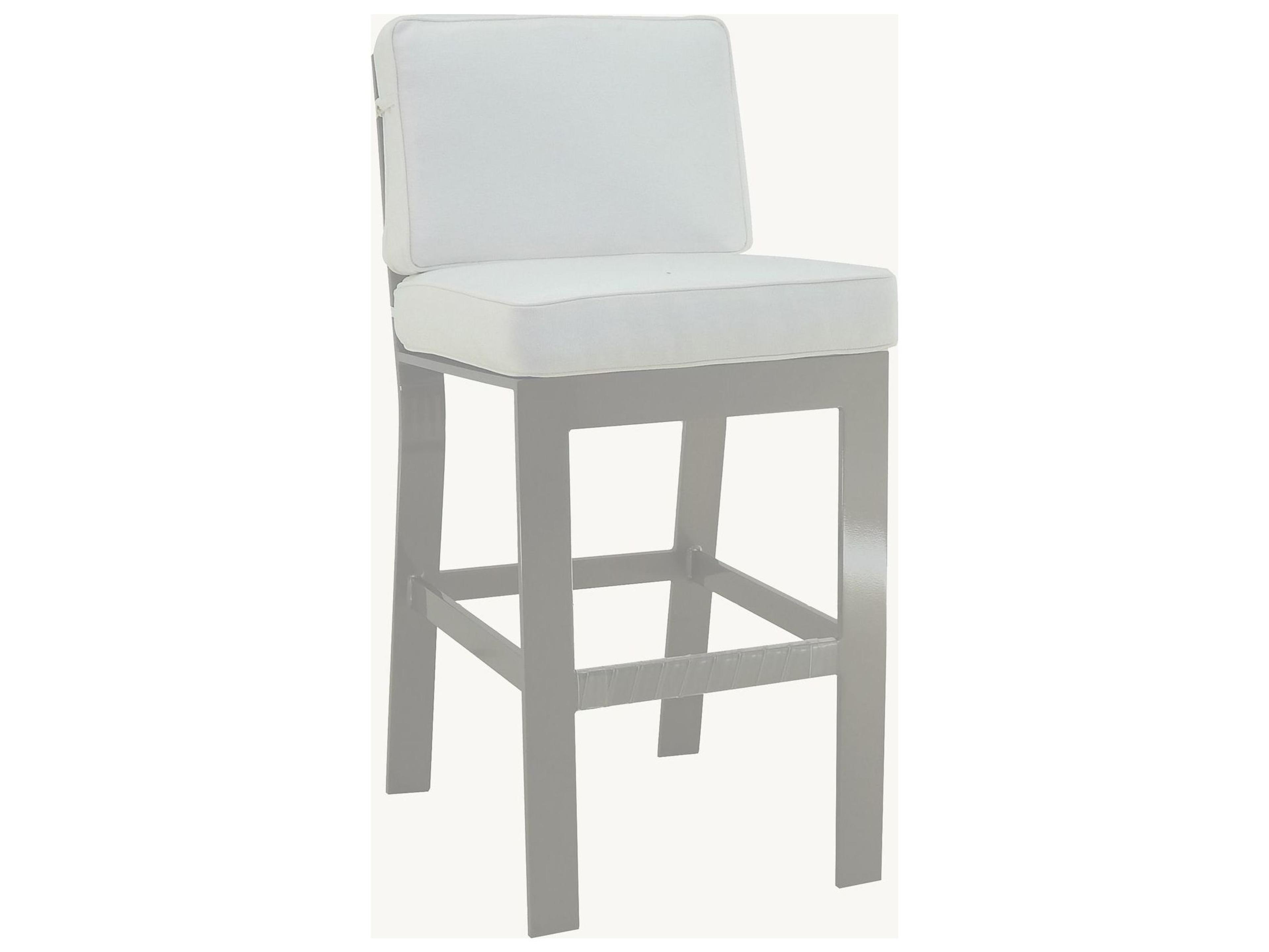 Castelle Trento Cushion Dining Cast Aluminum Ultra High Outdoor Patio Bar Stool