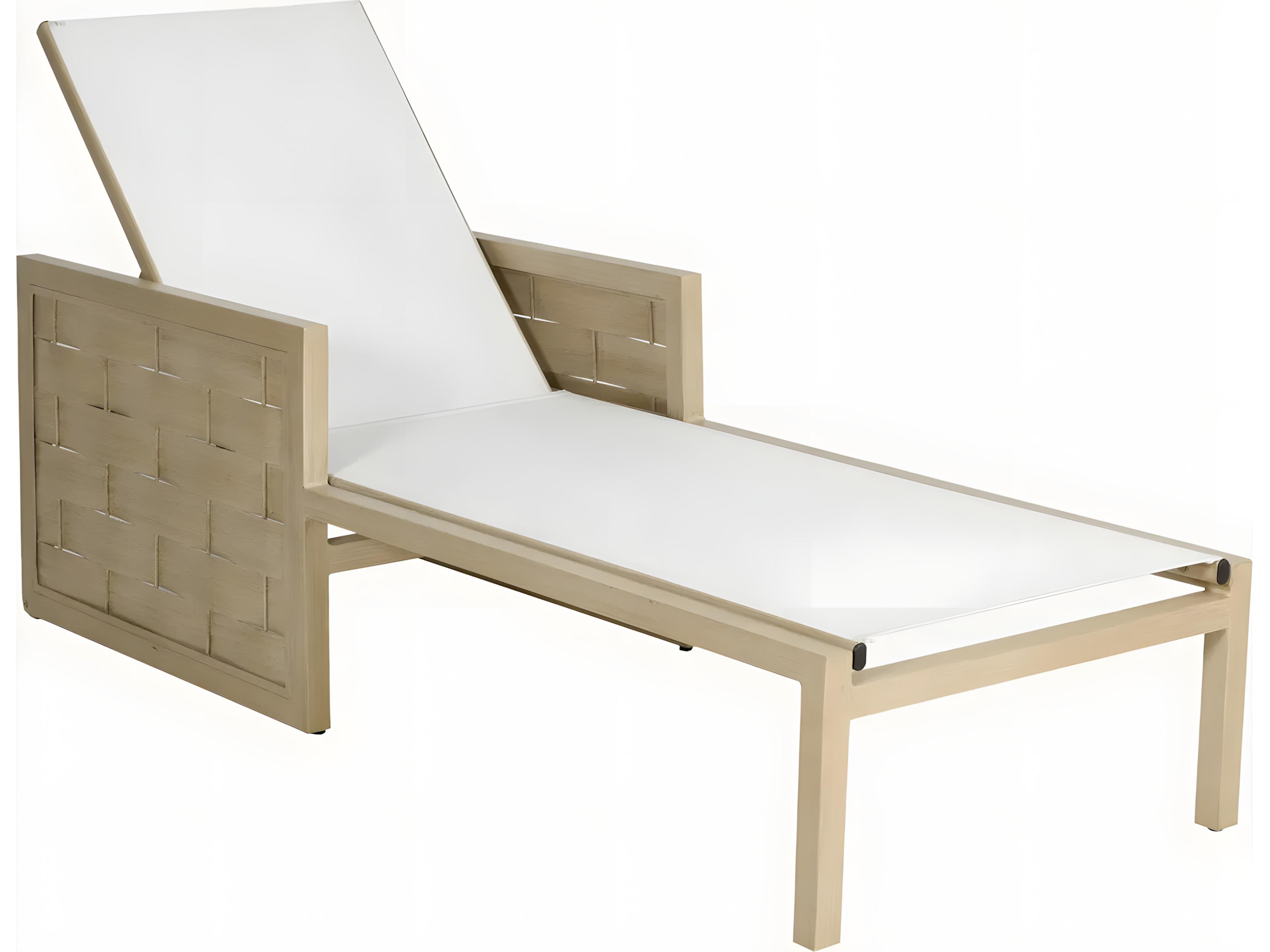 Castelle Biscayne Sling Adjustable Stackable Chaise Lounge