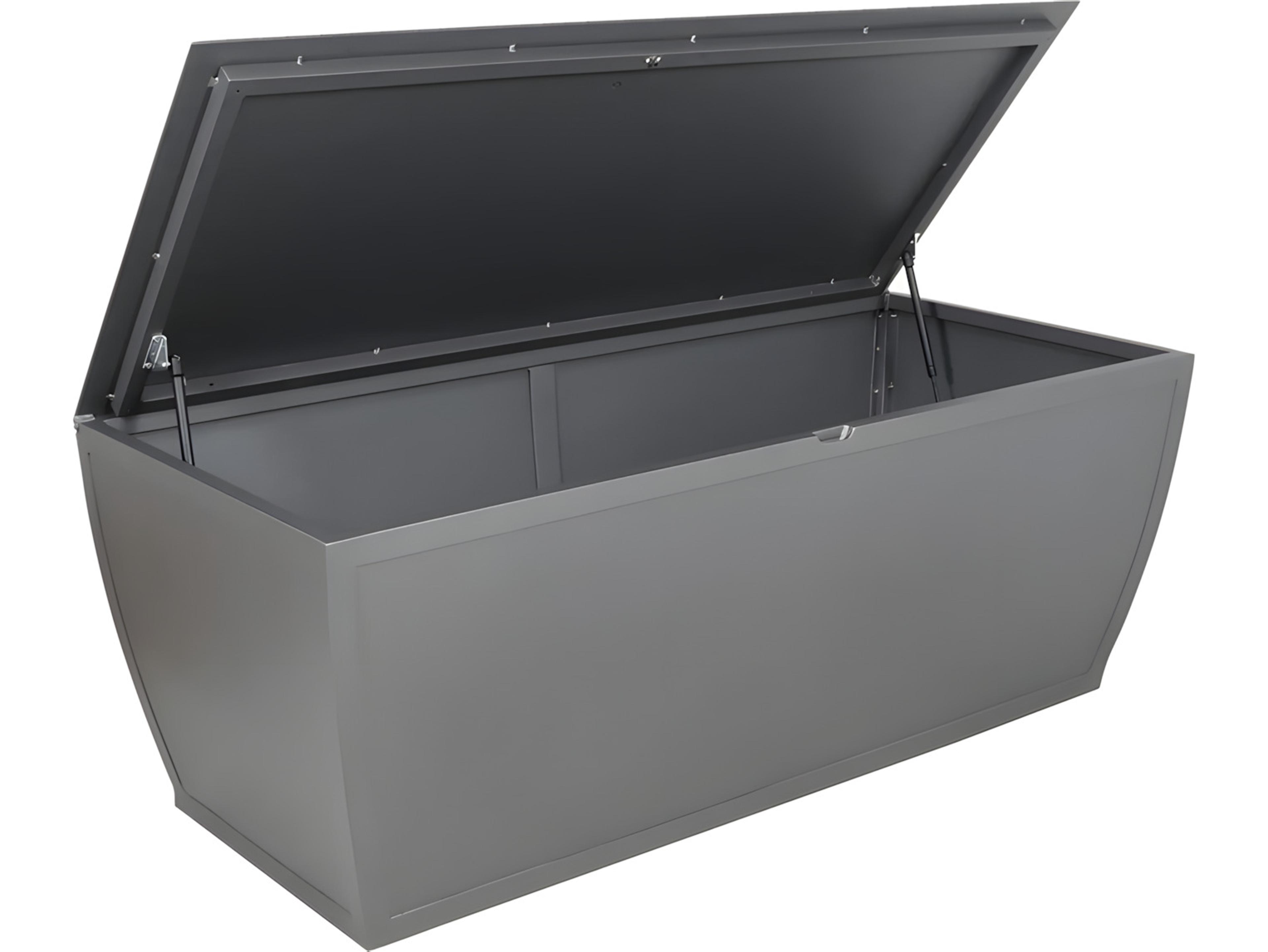 Castelle Largo Smooth Aluminum Rectangular Coffee Storage Table