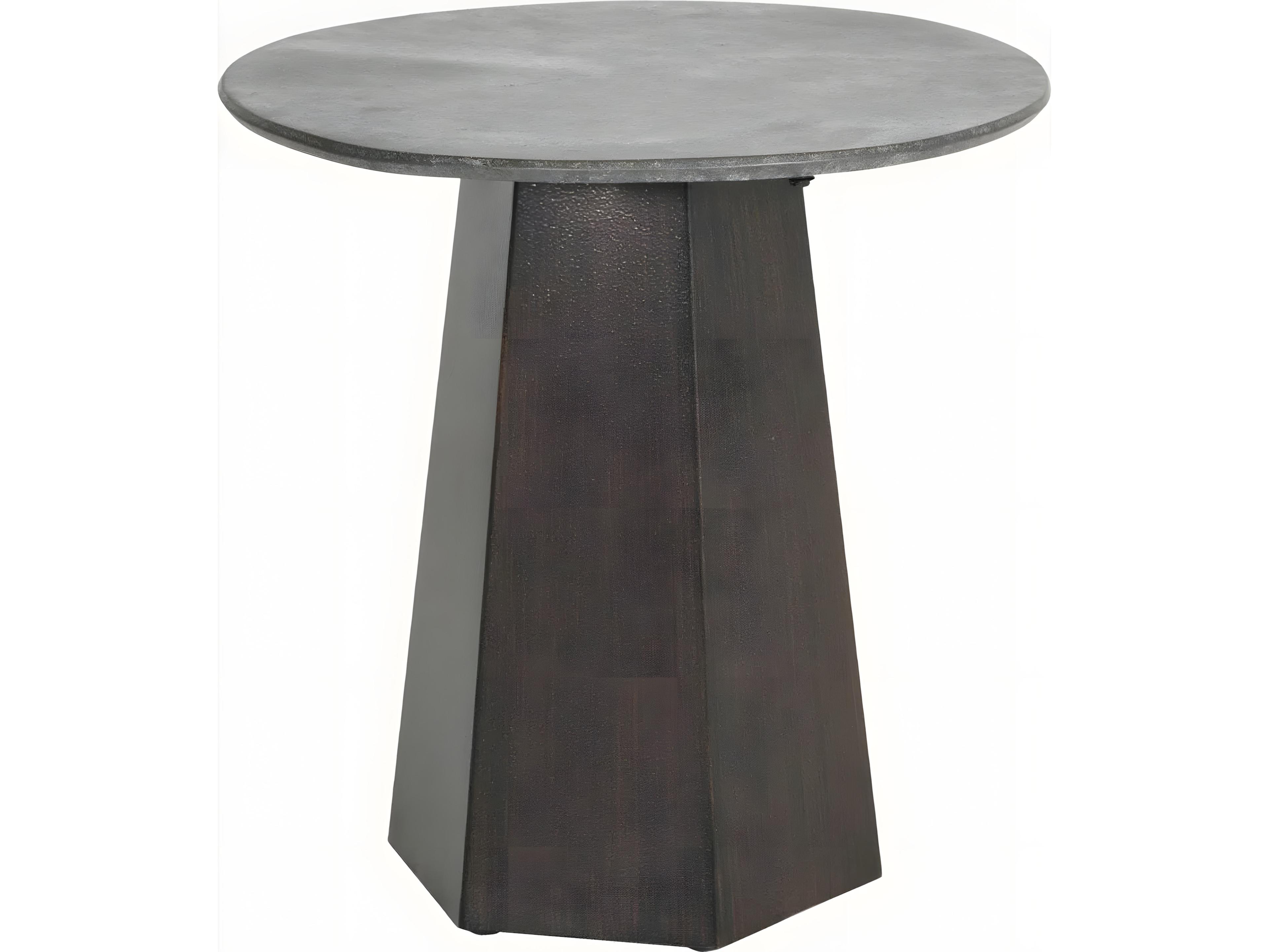 Castelle Nicoya Cast Aluminum Elliptical Occasional Table