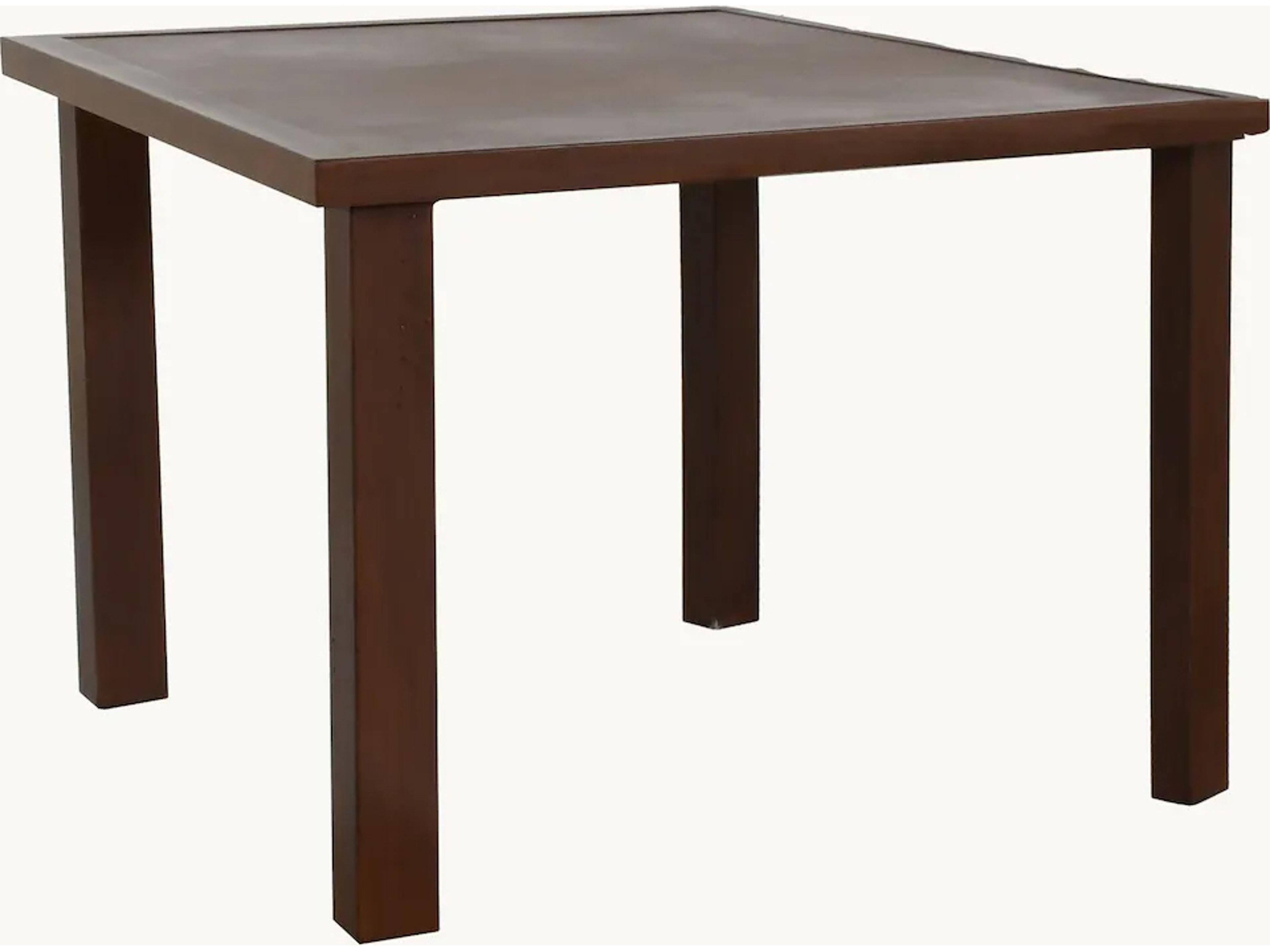Castelle Parson Aluminum Square Patio Dining Table