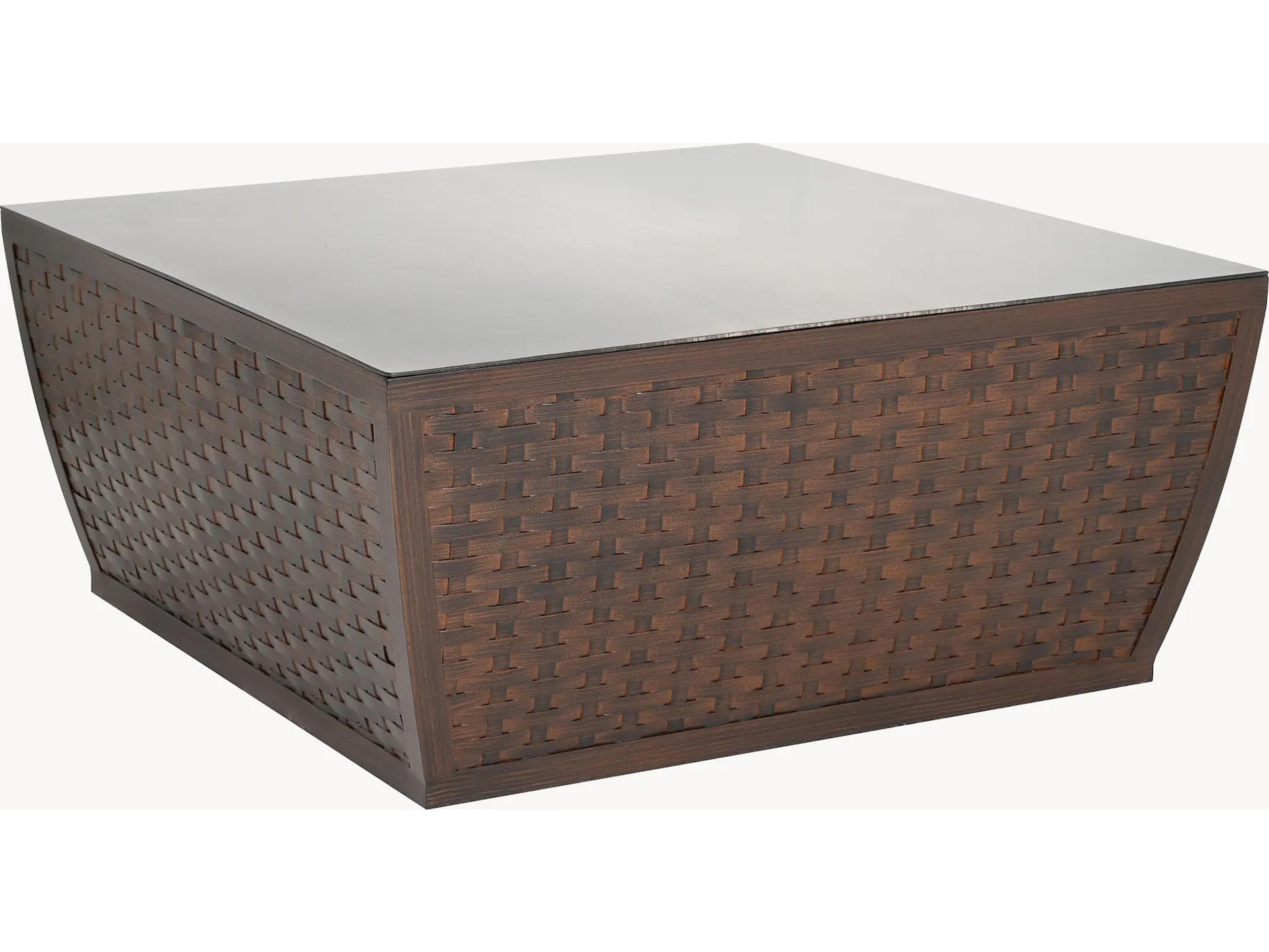 Castelle Largo Aluminum Square Outdoor Patio Coffee Table